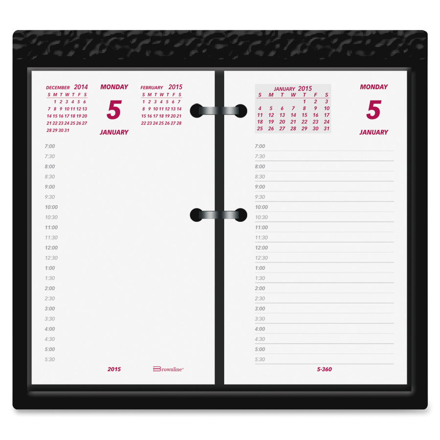 Discount REDC2S Brownline C2S Brownline Daily Calendar Stand Calendar