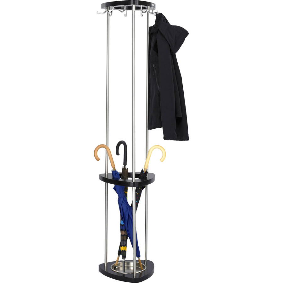 Safco Mode Umbrella Rack Wood Costumer