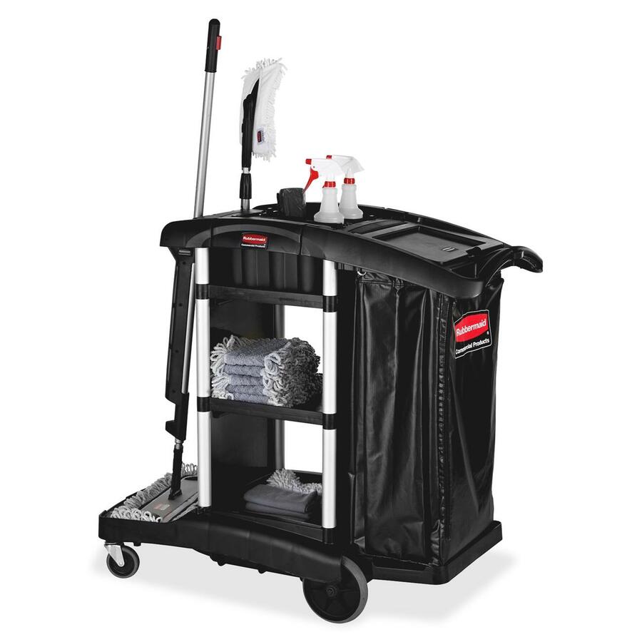 RCP1861429 Rubbermaid High Capacity Executive Cleaning Cart Office