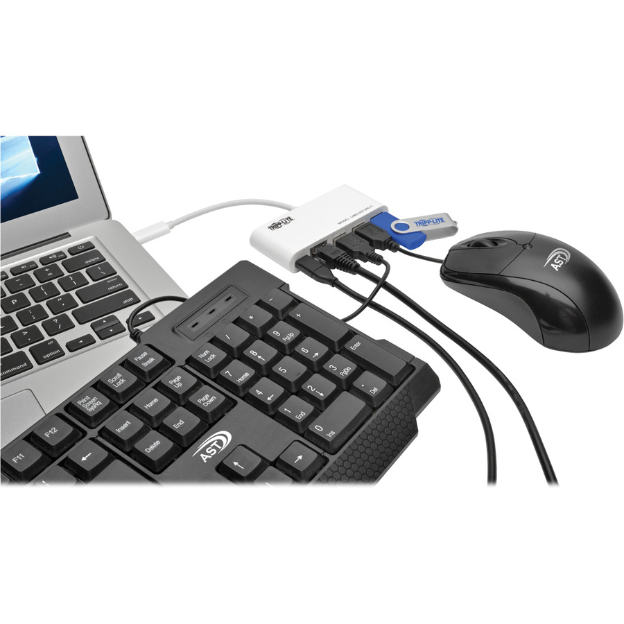 Trpu4600033agc Tripp Lite 3 Port Usb C Hub W Gbe Usb C Charging