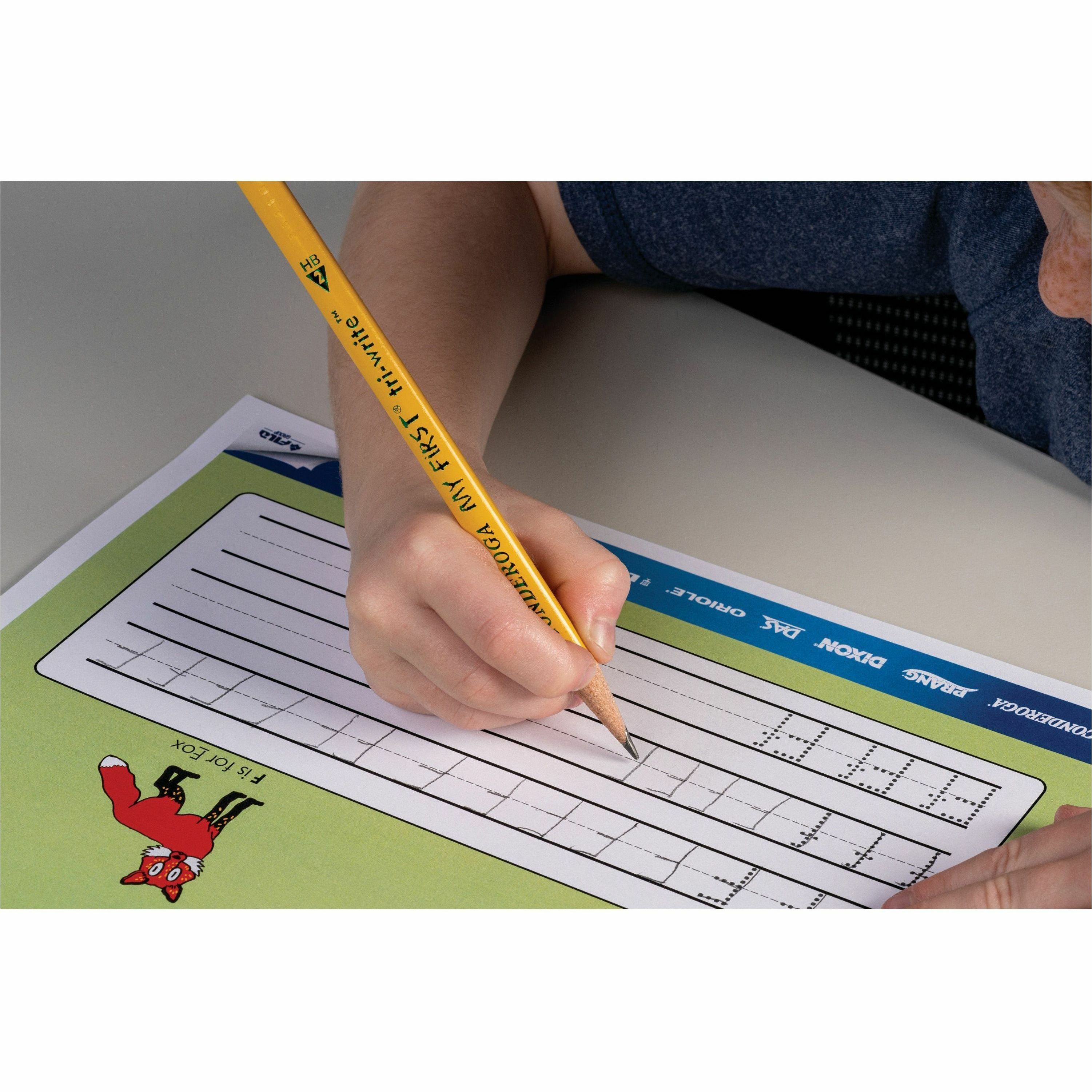 Ticonderoga My First TriWrite No. 2 Pencils Pencils Dixon