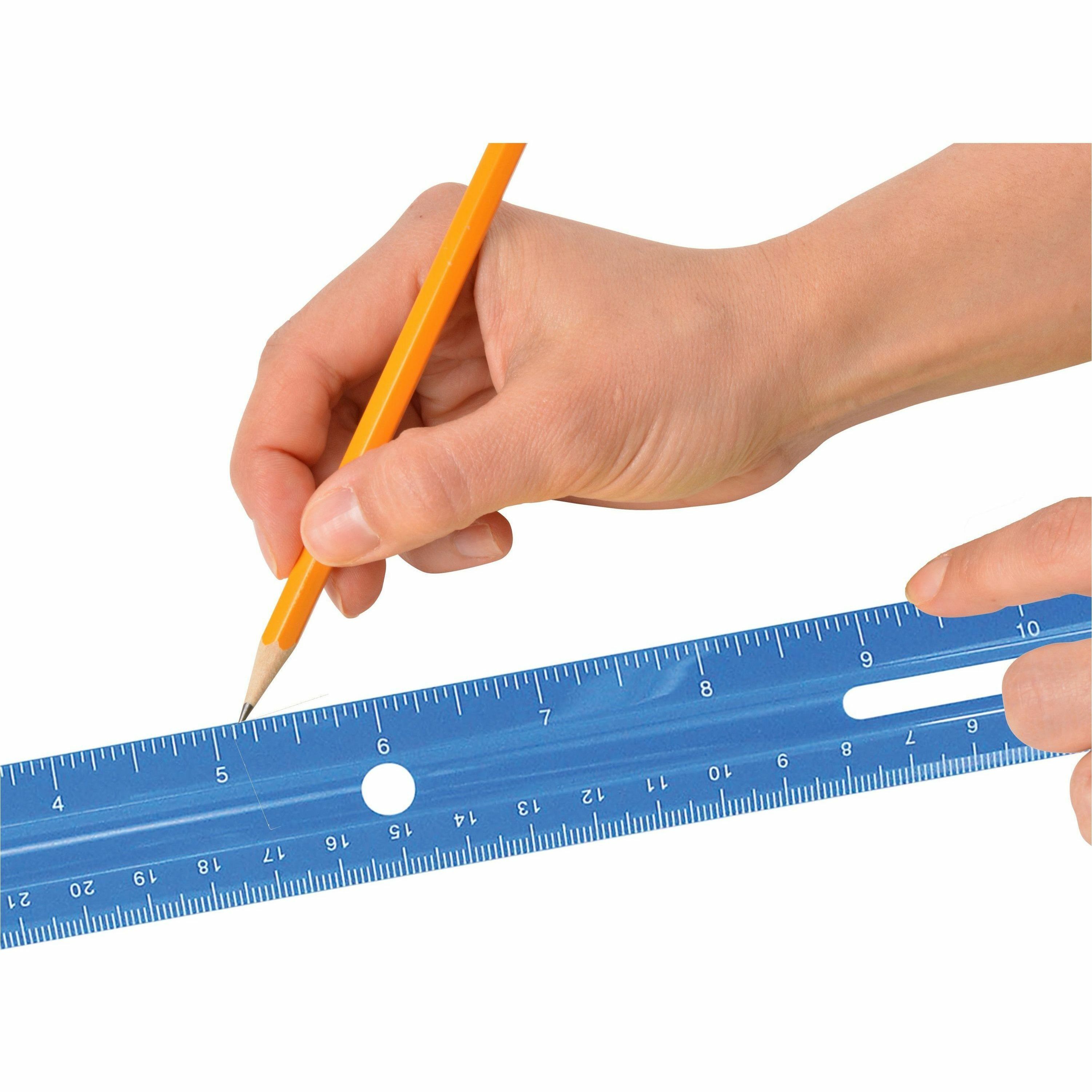 Westcott 12" Plastic Ruler Rulers & Yardsticks Acme United Corporation