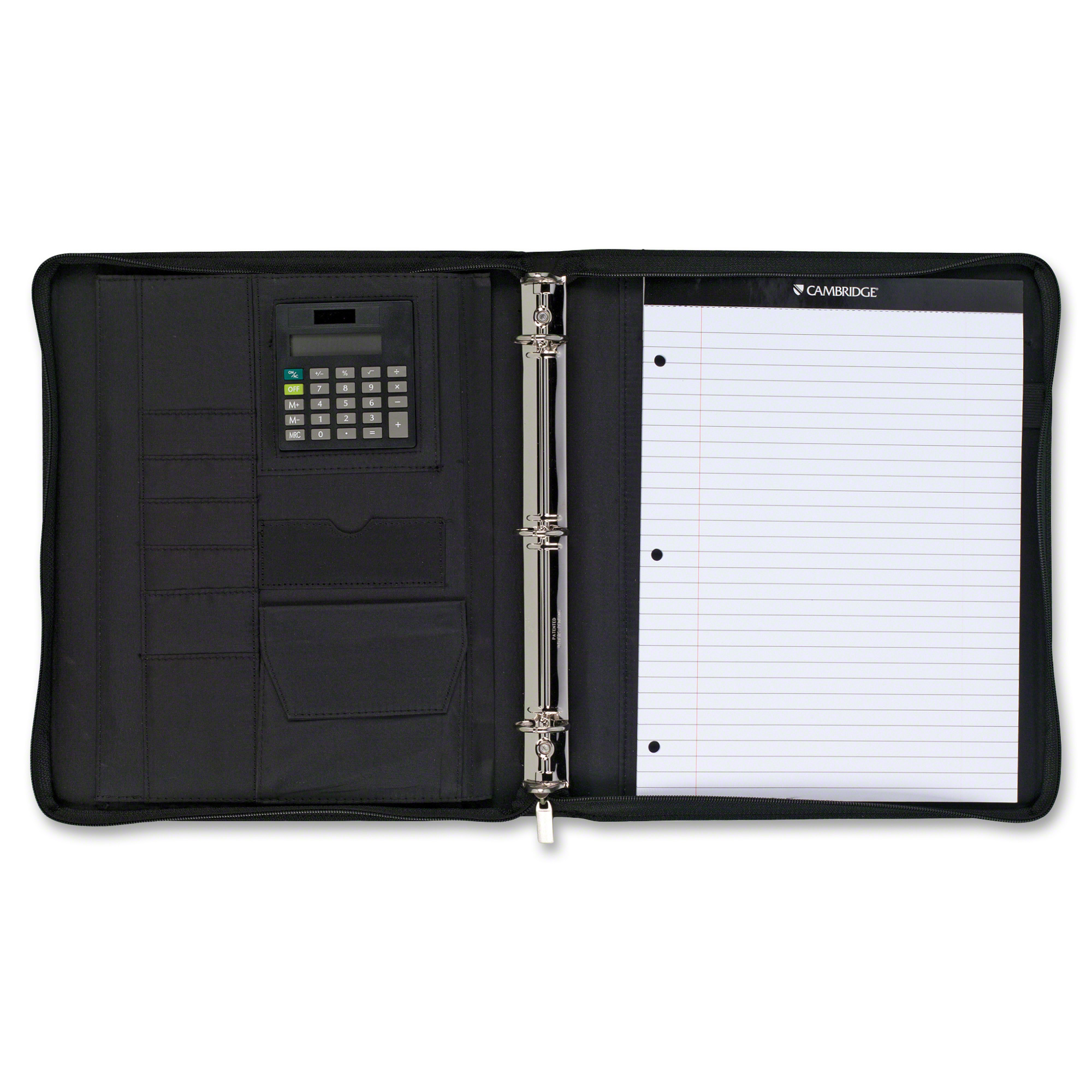 MeadWestvaco Cambridge City Zipper Binder Pad Folios ACCO Brands