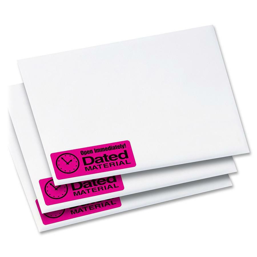 Avery® Neon Address Labels with Sure Feed(TM) for Laser Printers, 1" x