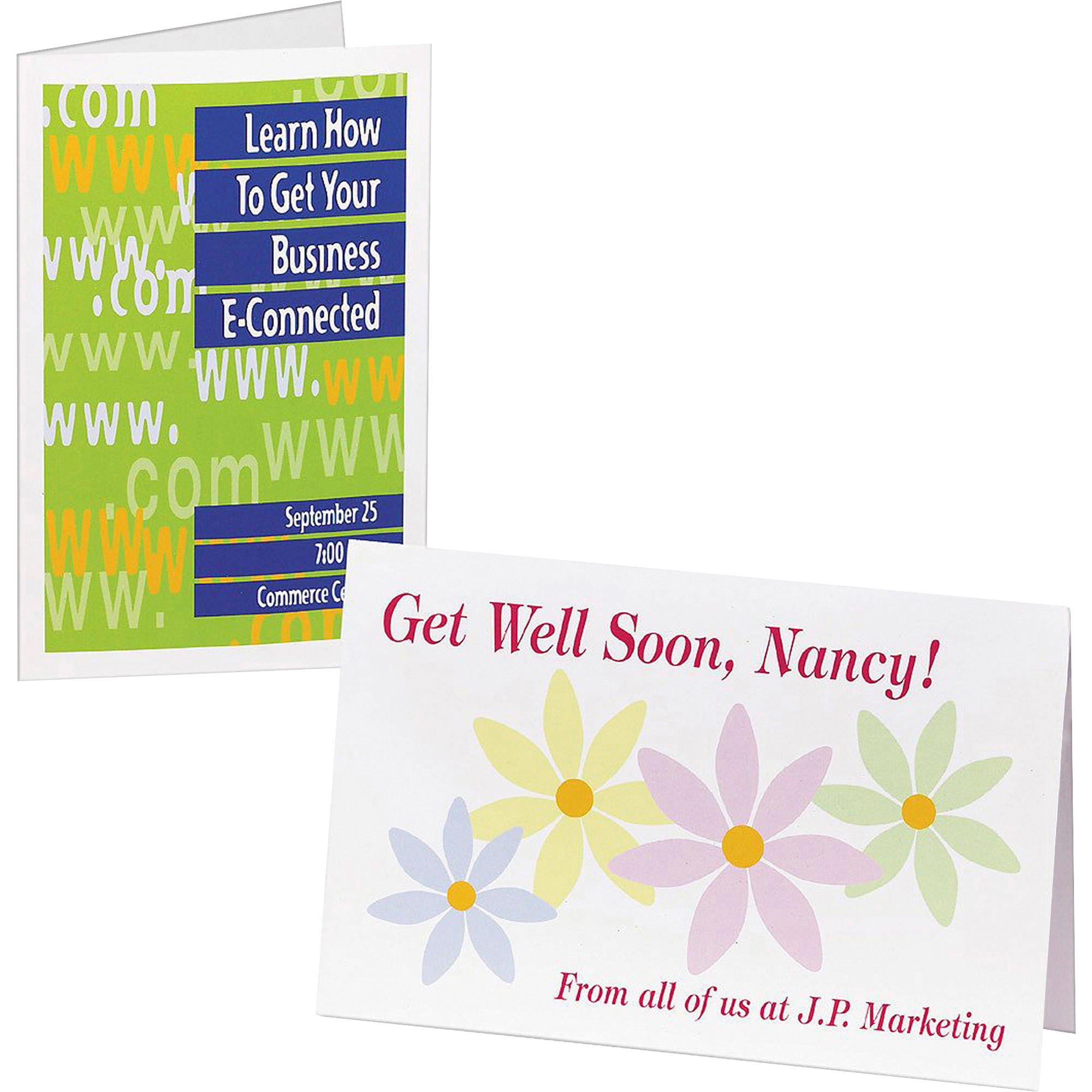 Avery® HalfFold Greeting Cards, Matte, 51/2" x 81/2" , 20 Cards