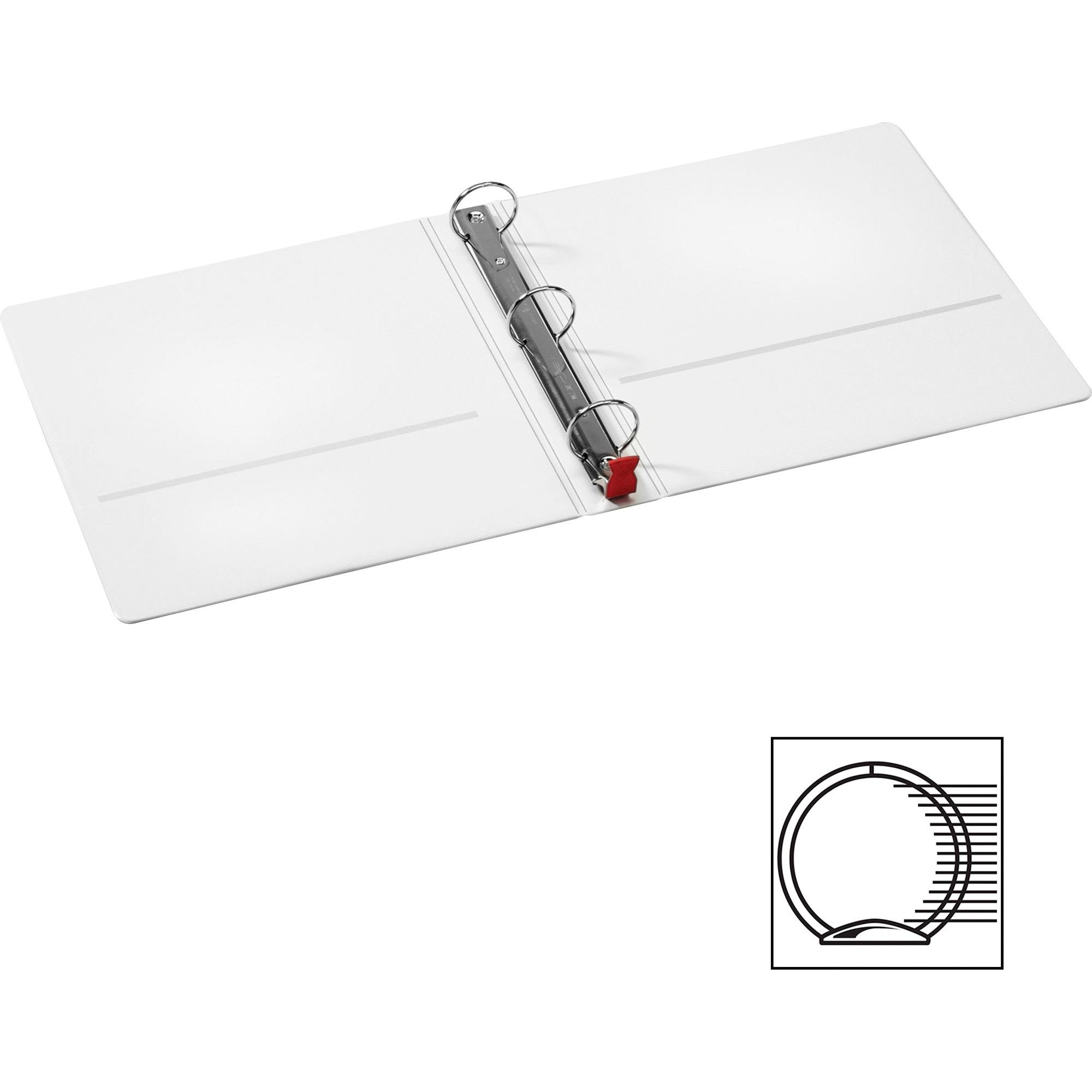 Cardinal EasyOpen ClearVue Locking Round Ring Binder Zerbee