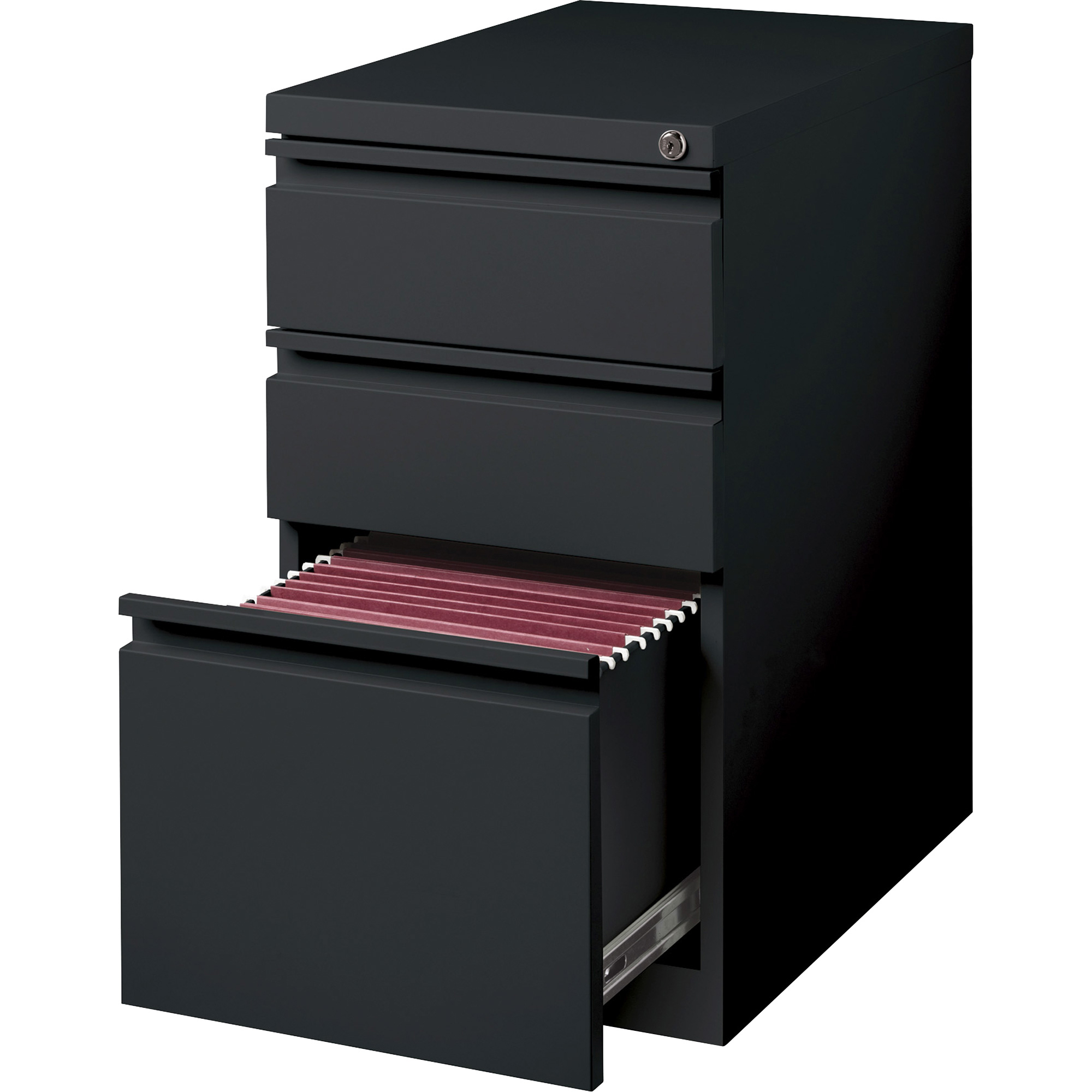 LLR 49527 Lorell 23" Box/Box/File Mobile File with FullWidth