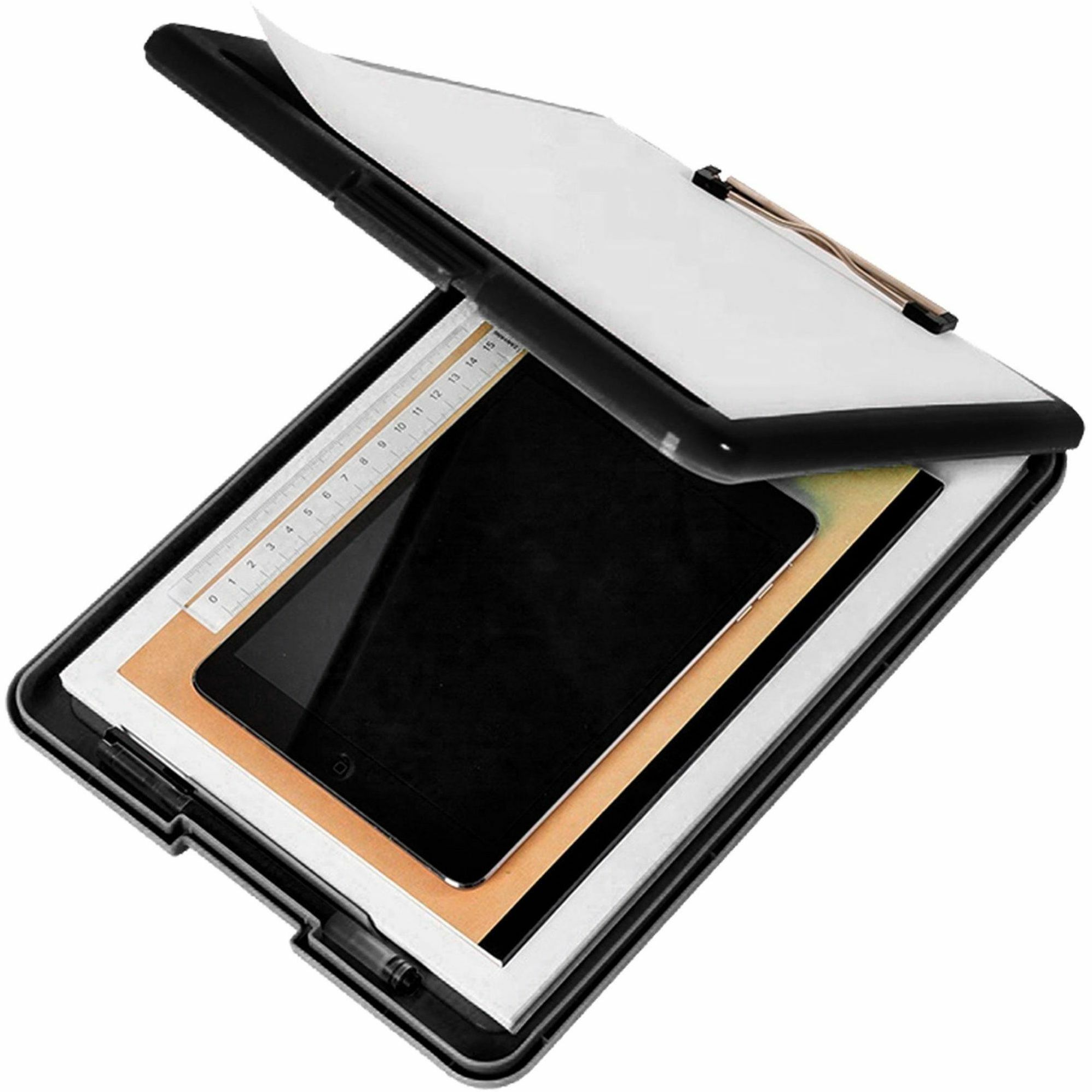 Business Source Plastic Storage Clipboard, 9" x 13" Low