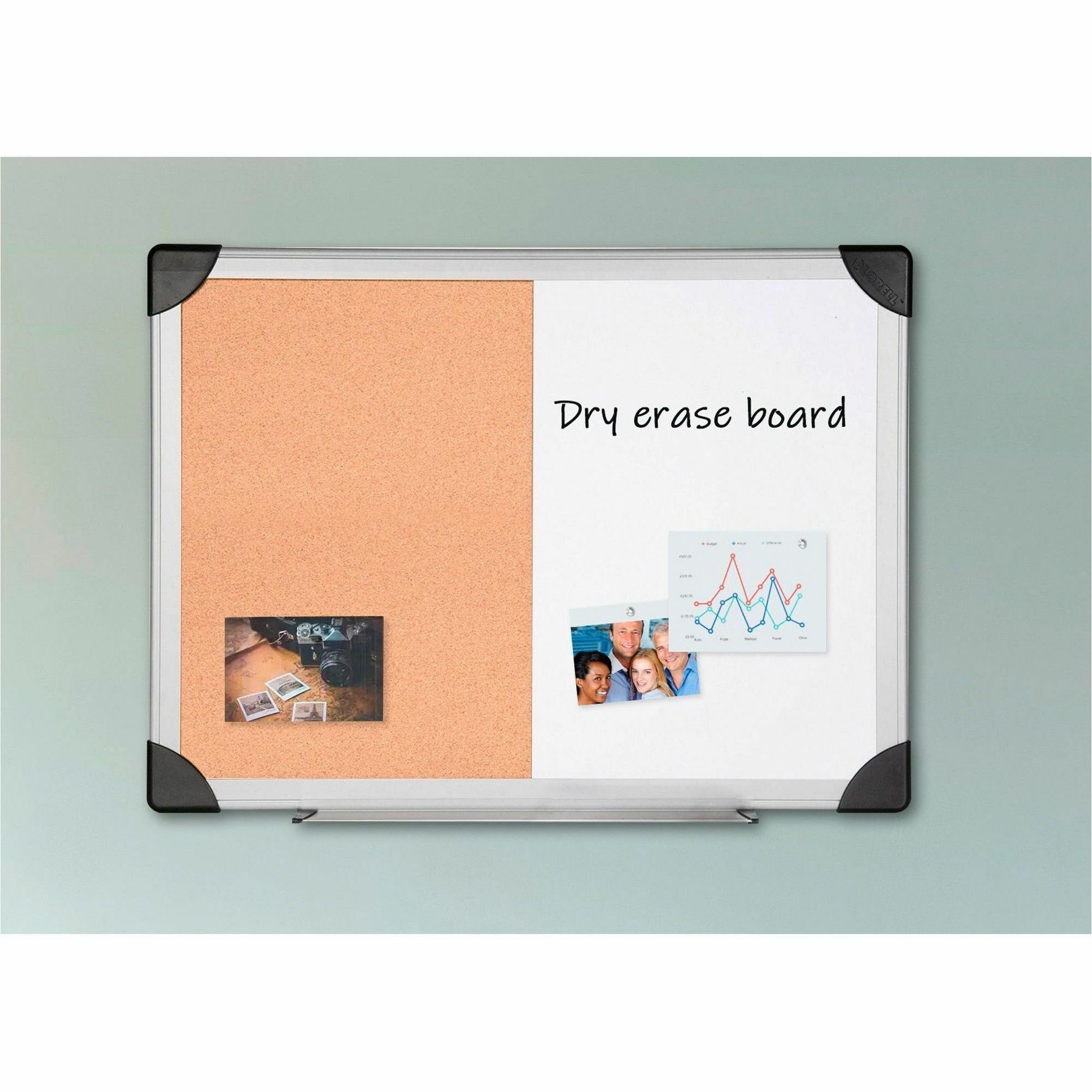 LLR 19291 Lorell Combo DryErase/Cork Board Lorell Furniture