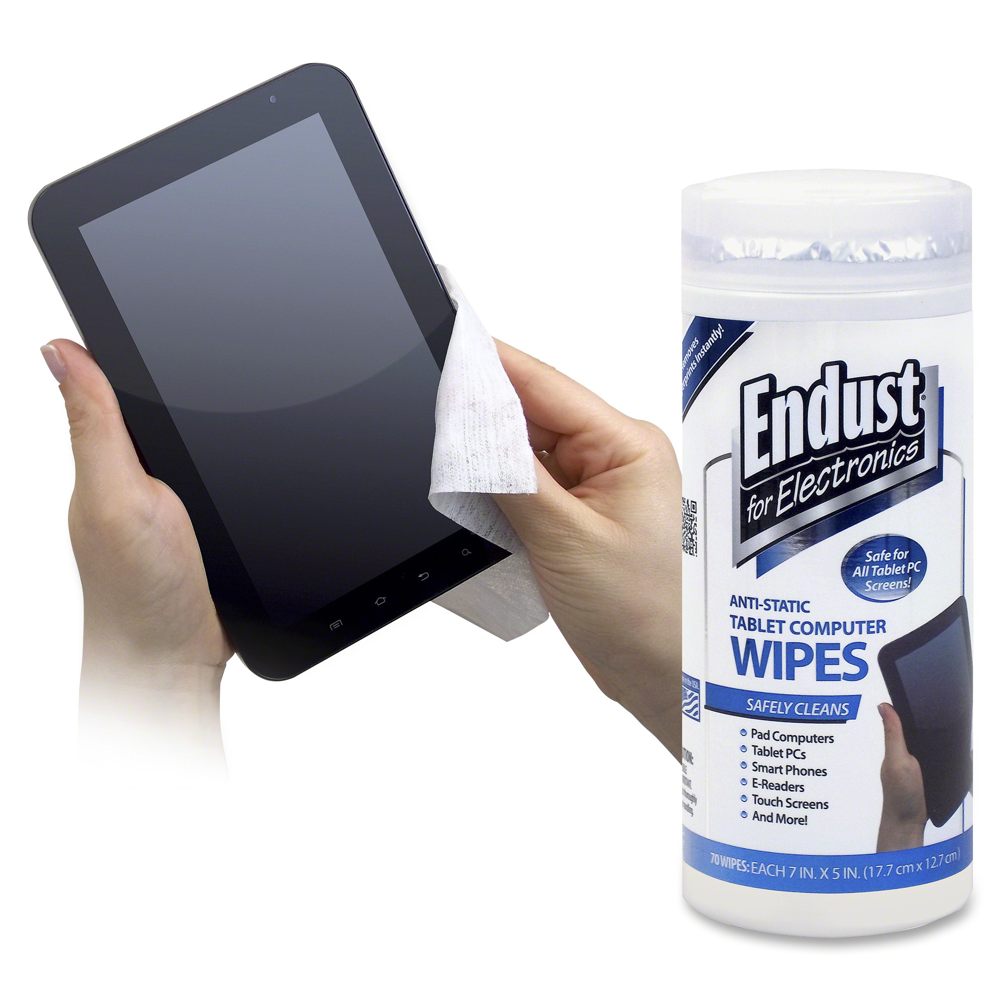 Endust AntiStatic Tablet Wipes 70ct. Cleaning Wipes Norazza, Inc