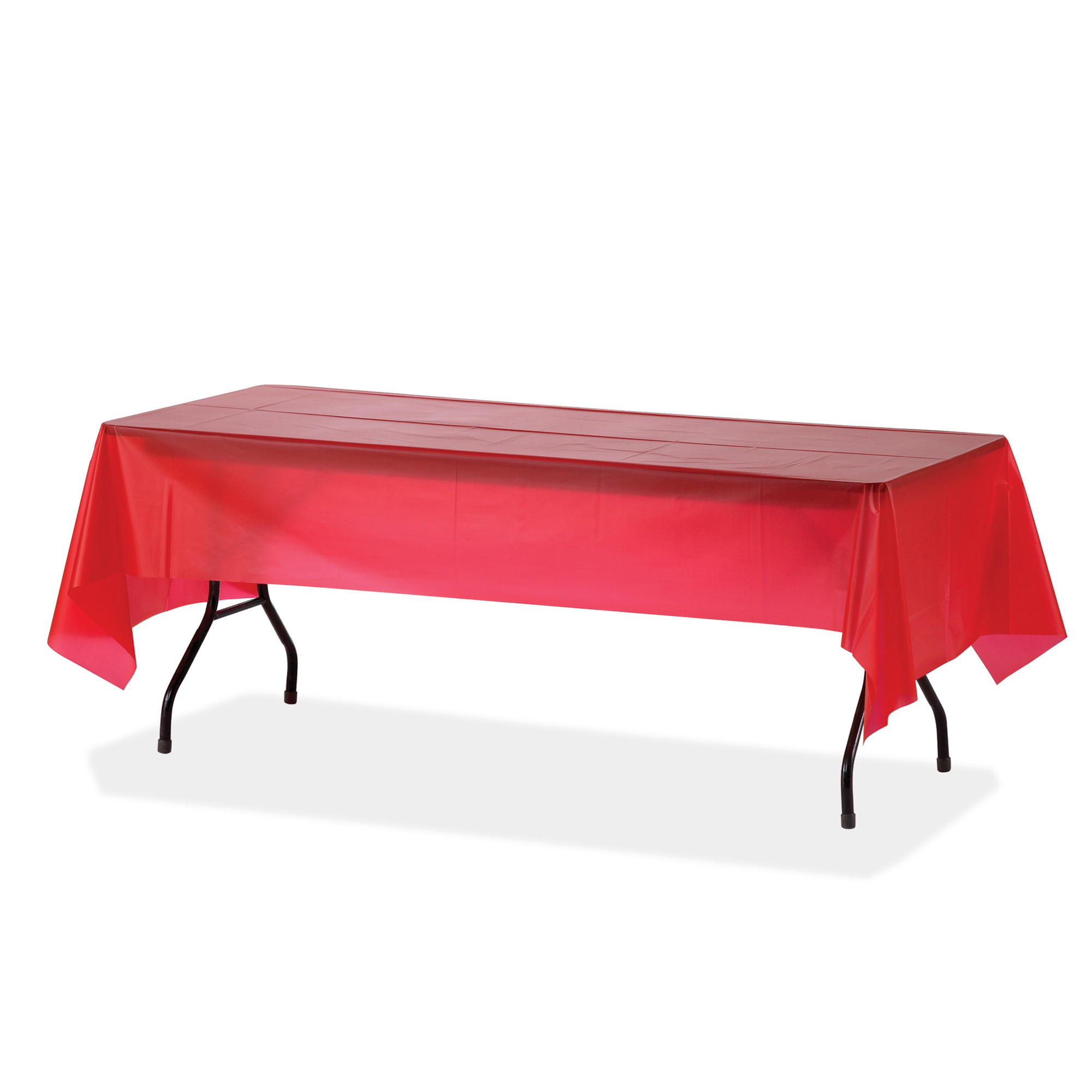 Genuine Joe Plastic Rectangular Table Covers JD Office Products