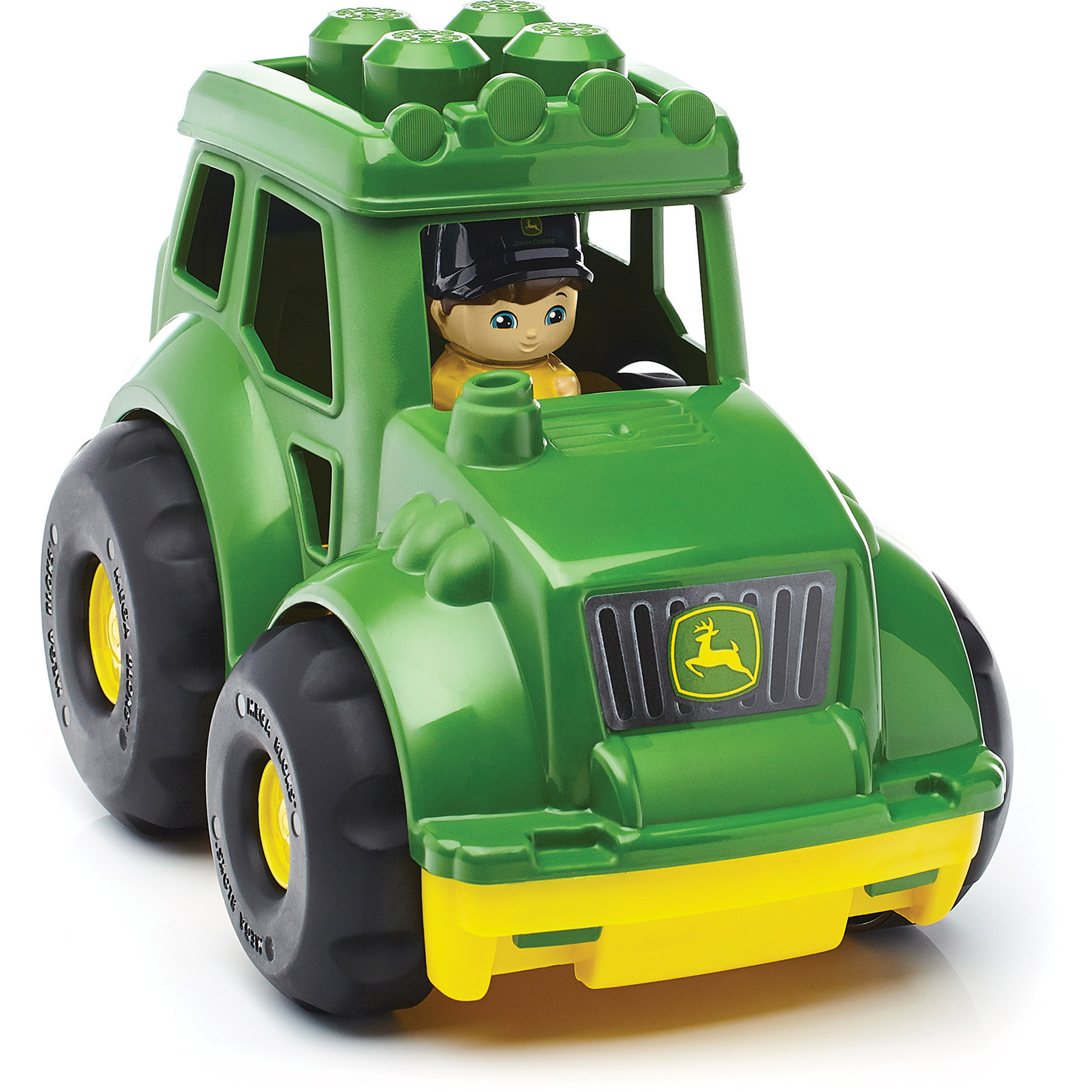 Mega Bloks First Builders John Deere Tractor Set
