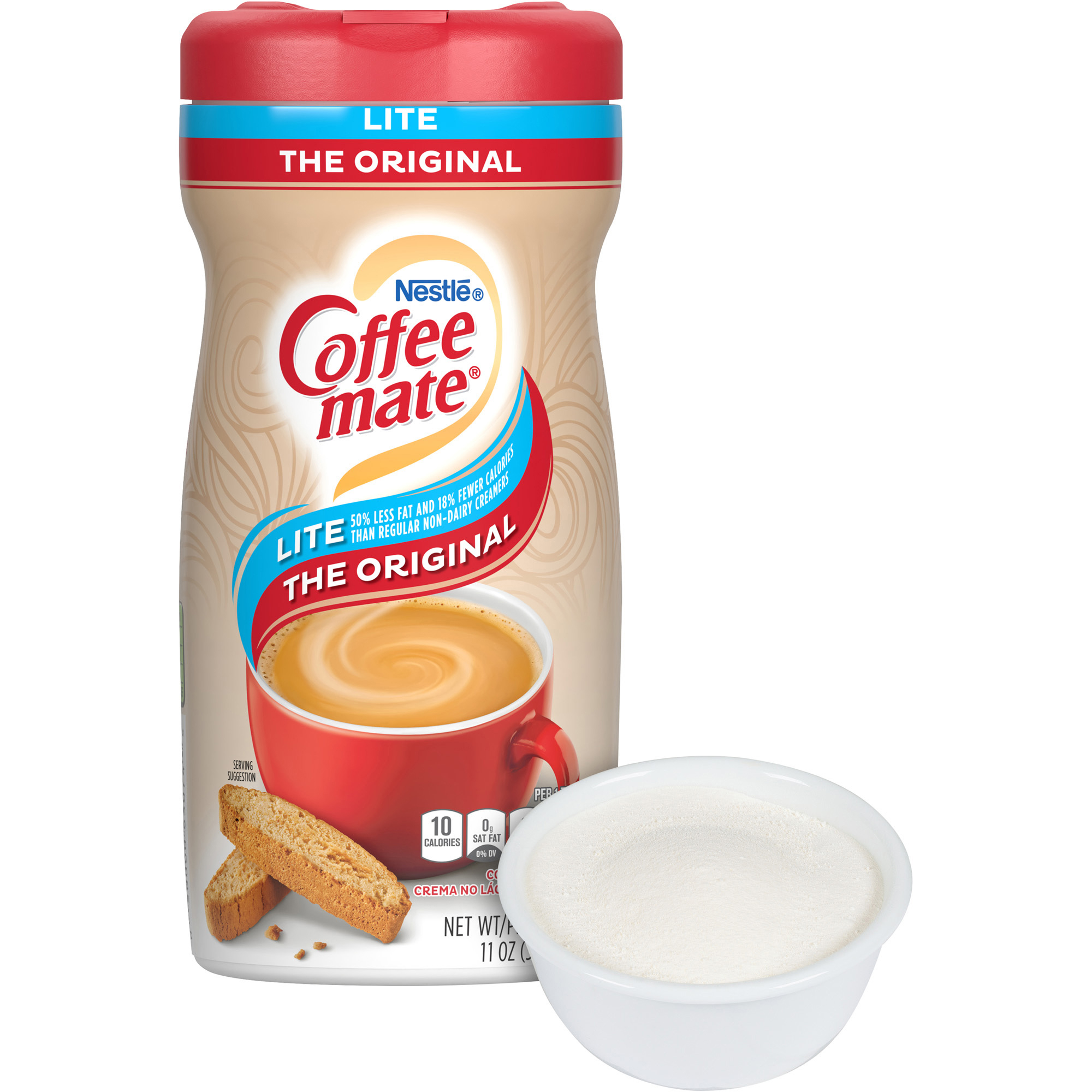Coffee mate Original Lite Powdered Creamer Canister GlutenFree