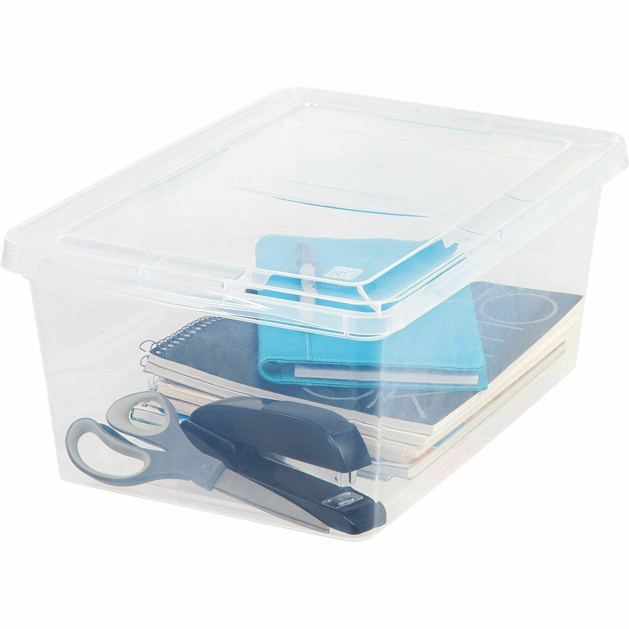 IRIS 17quart Storage Box External Dimensions 17.5" Length x 12
