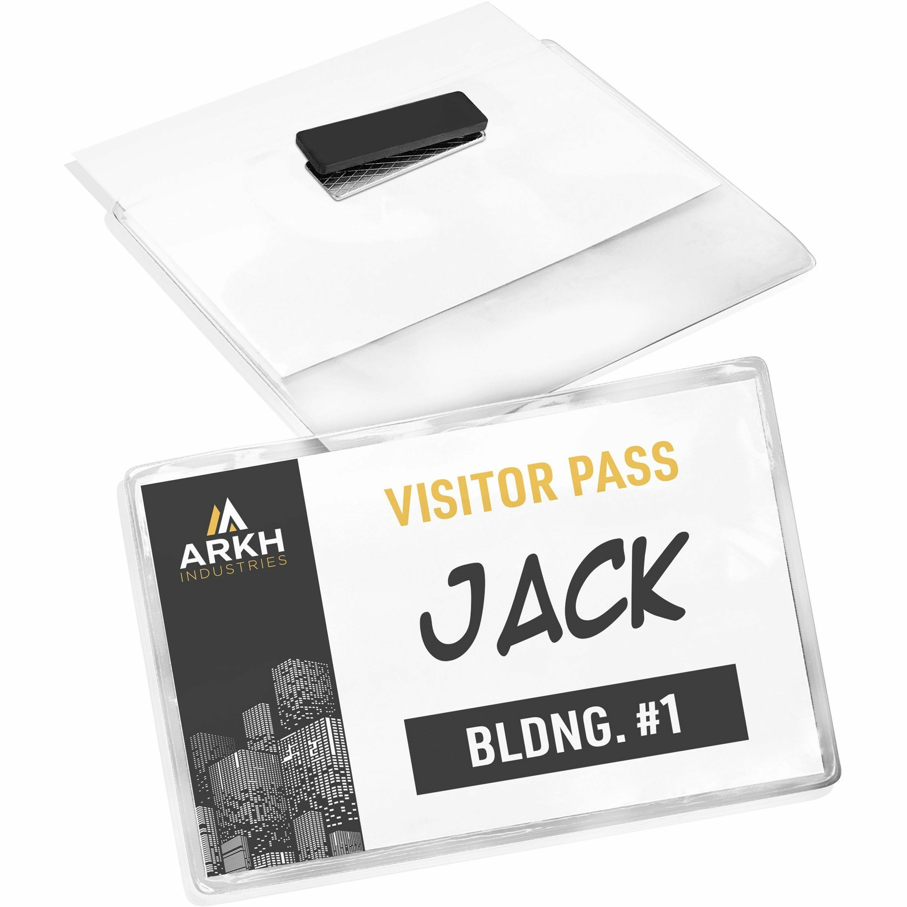 Avery® Secure Name Badges with Durable Plastic Holders and