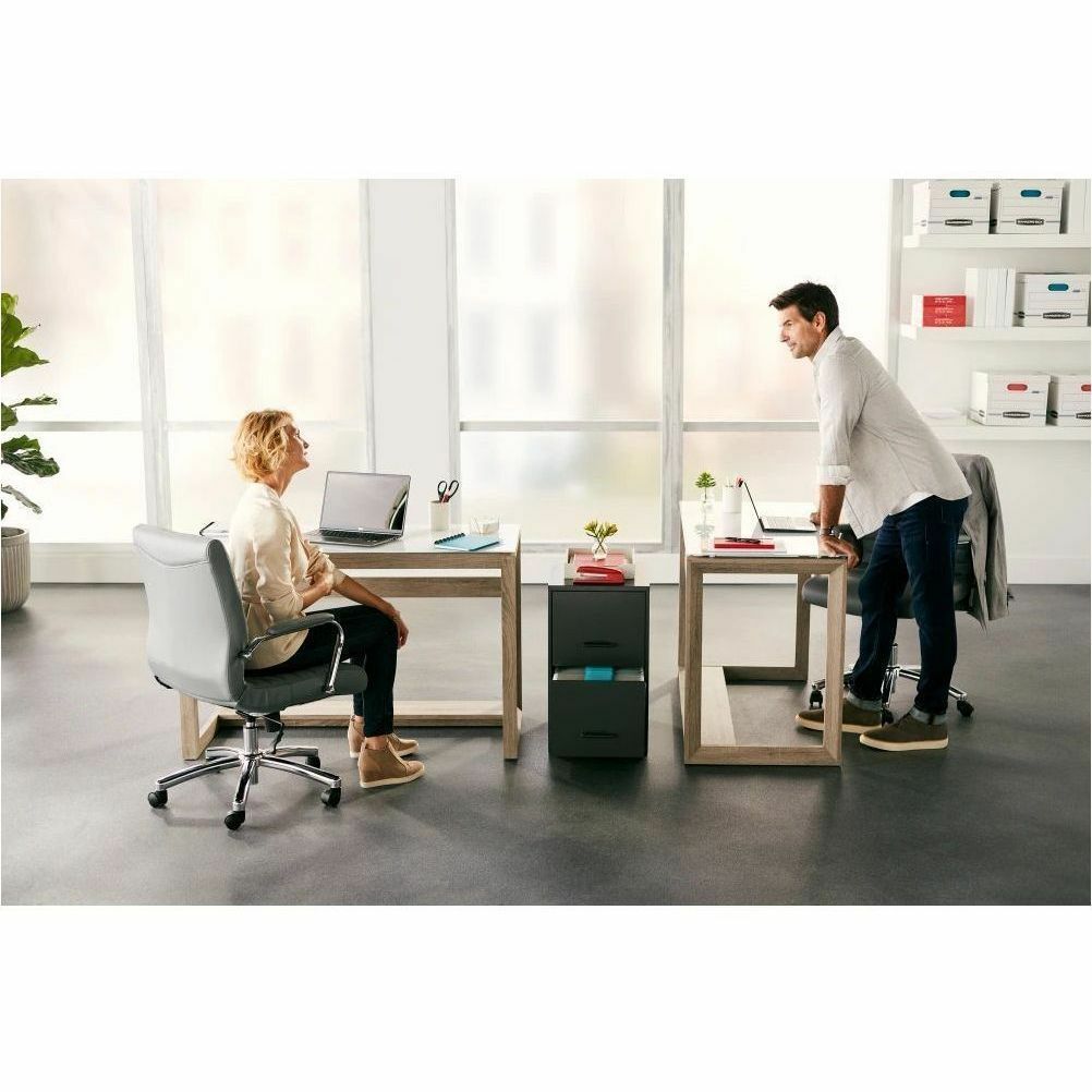 Realspace® Modern Comfort Winsley Bonded Leather MidBack Manager's