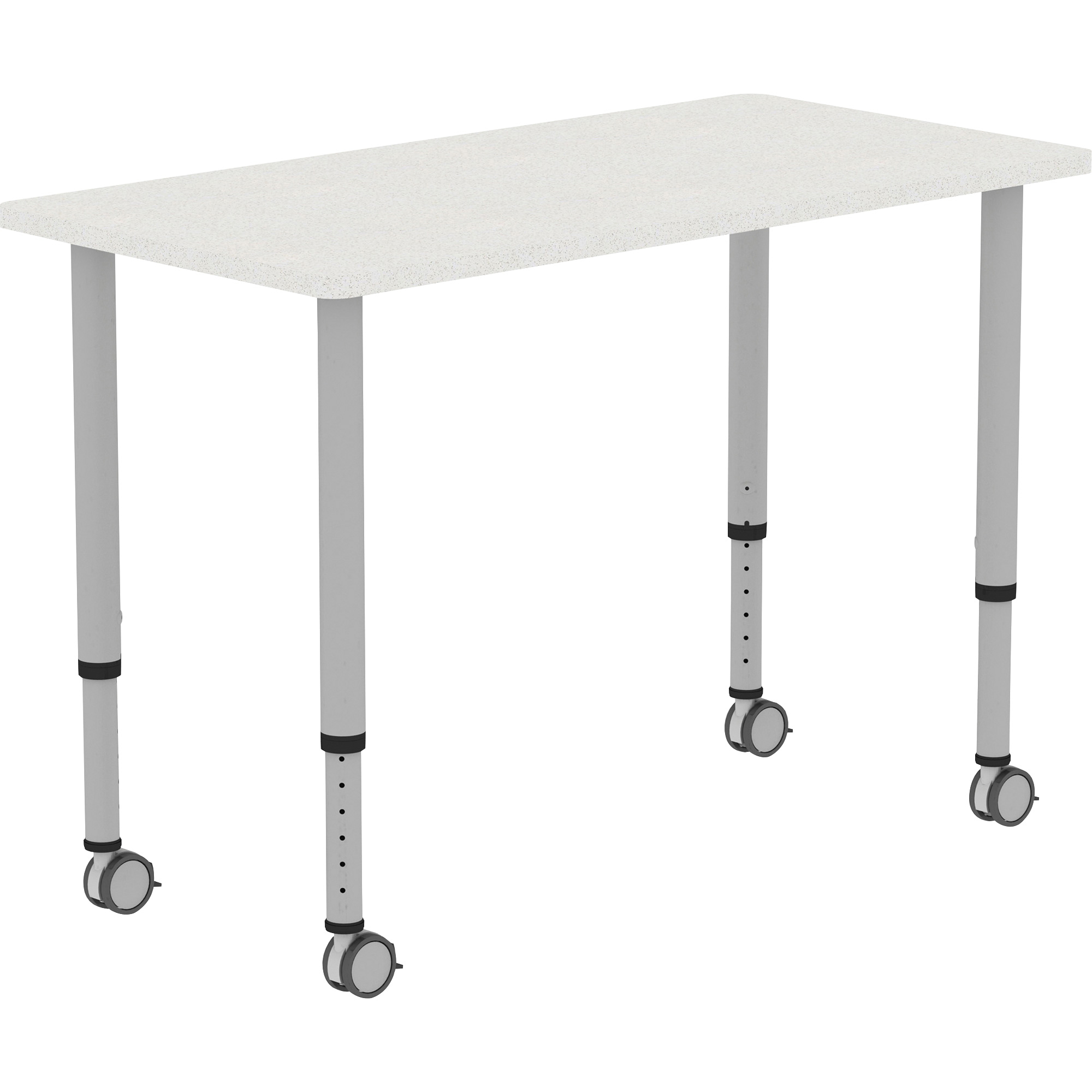 Lorell Heightadjustable 48" Rectangular Table Rectangle Top 48