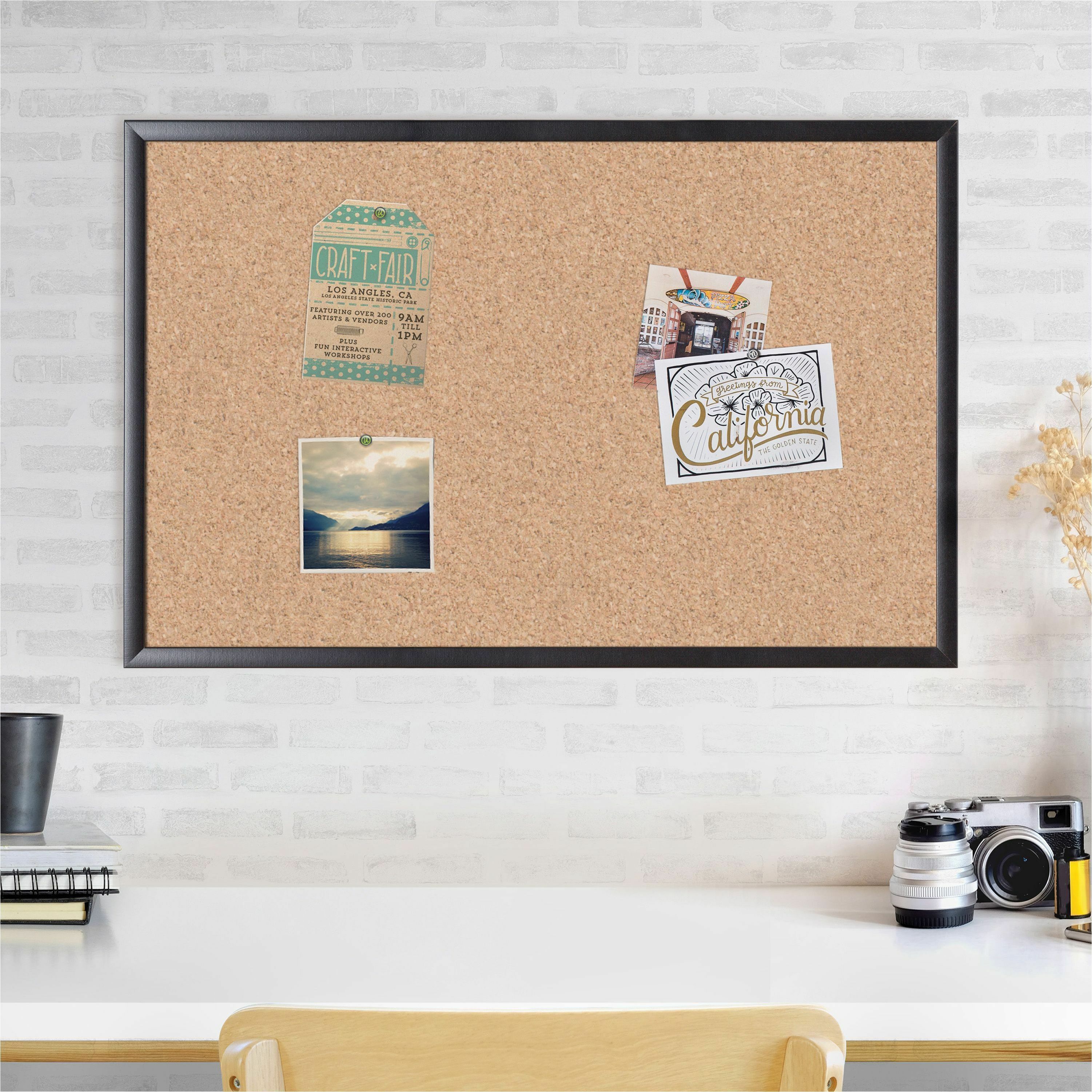 U Brands Cork Bulletin Board