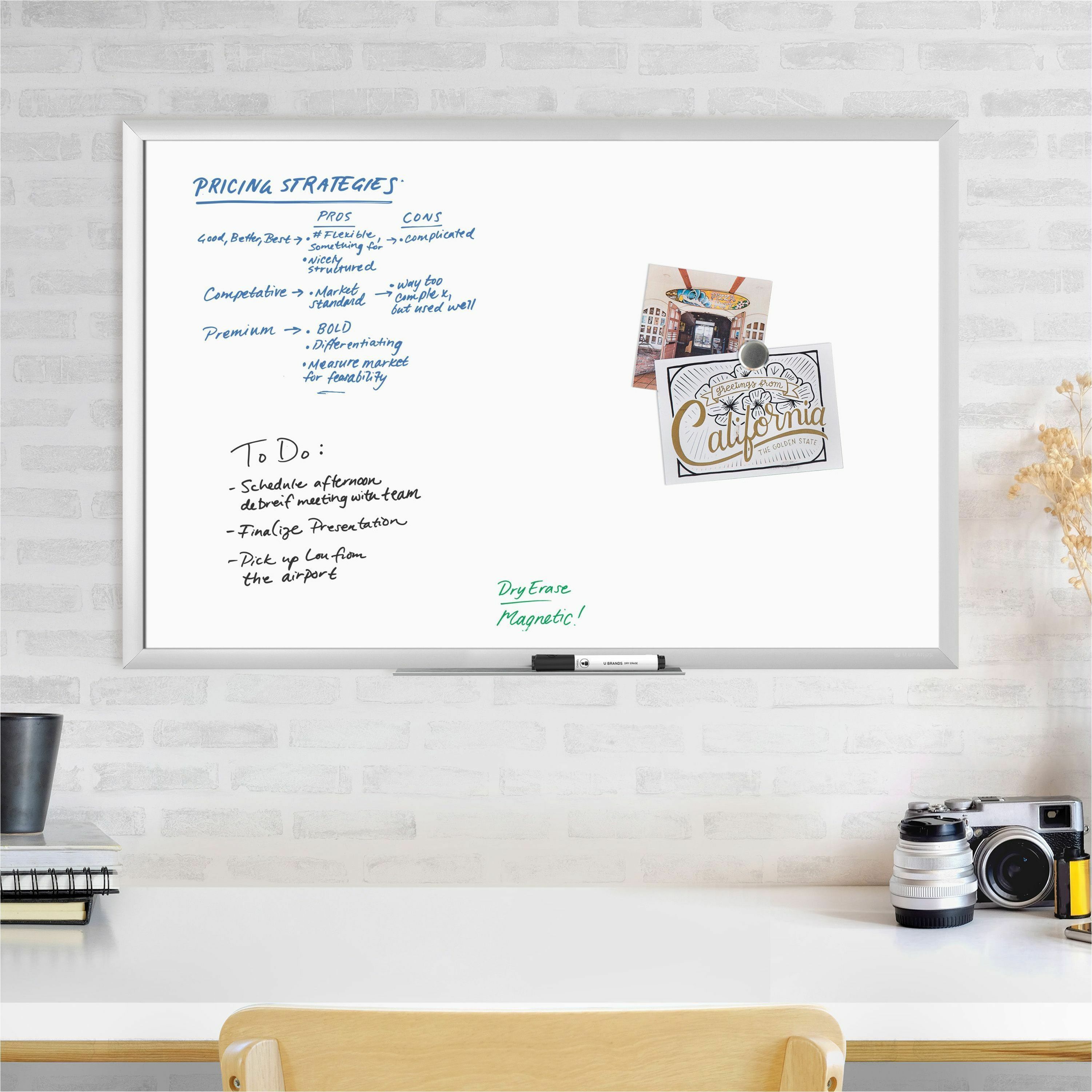 U Brands Dry Erase Board DryErase Boards U Brands