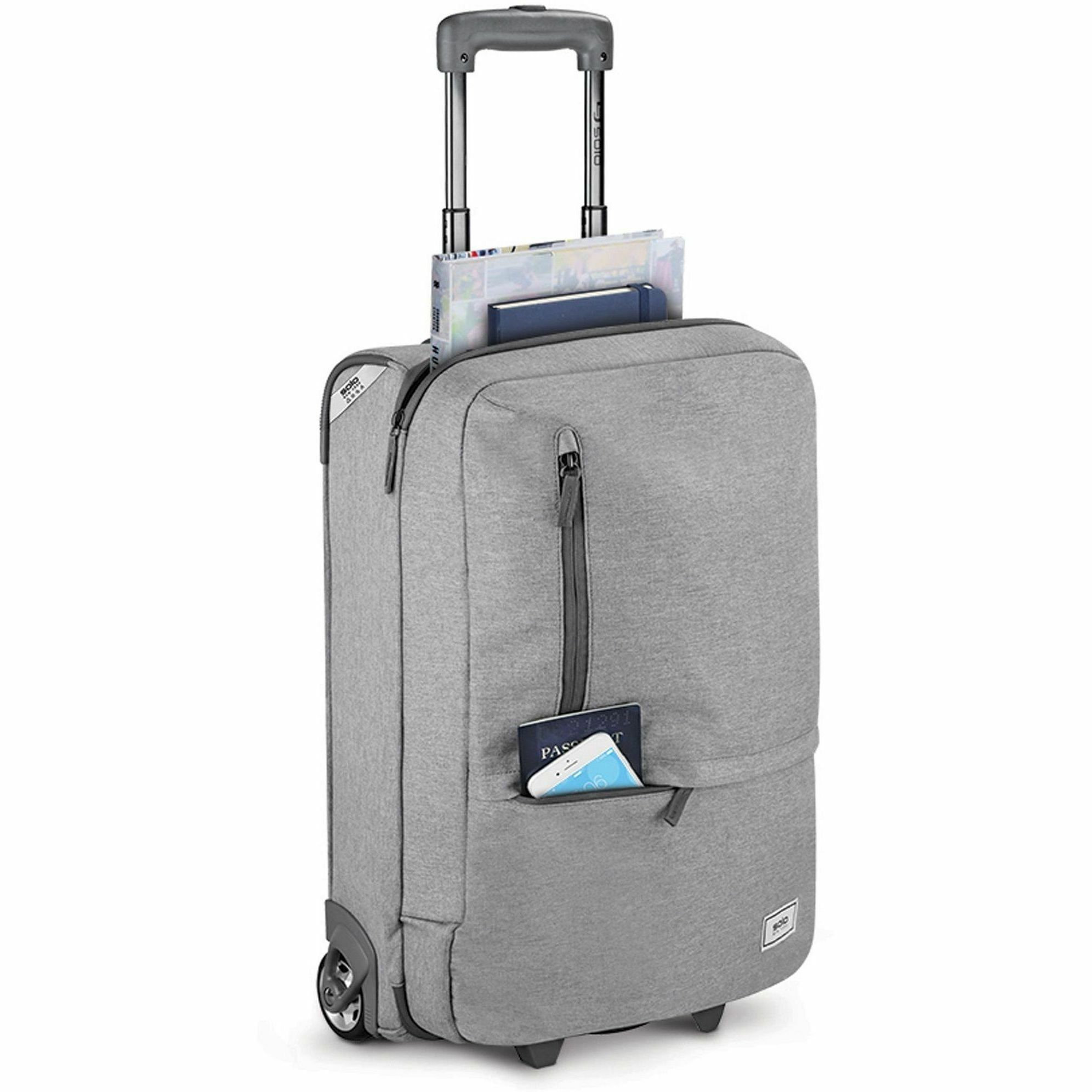 Solo Retreat Travel/Luggage Case (Carry On) Travel Essential Gray