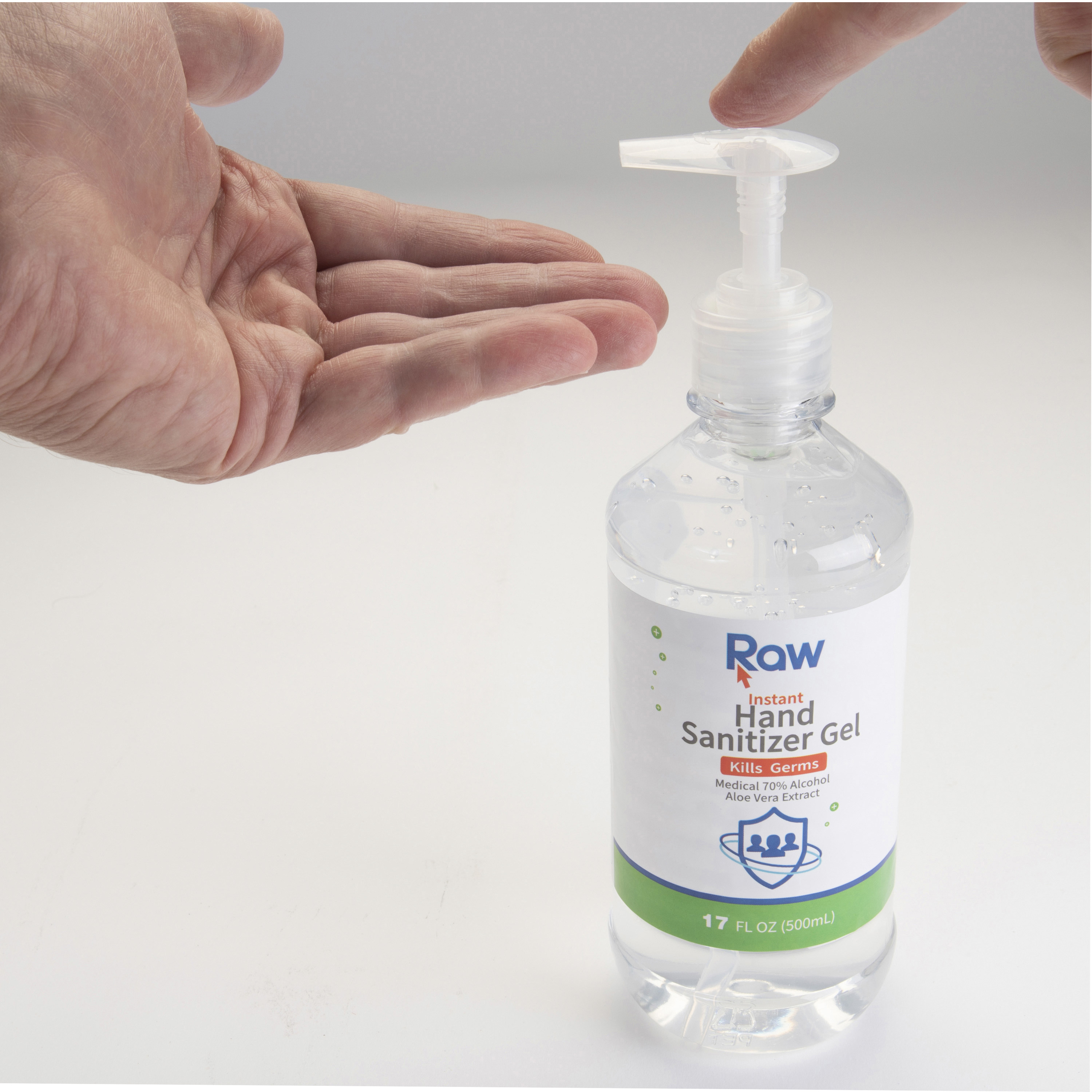 Raw Instant Hand Sanitizer Gel Hand Sanitizers The Raw Office LLL