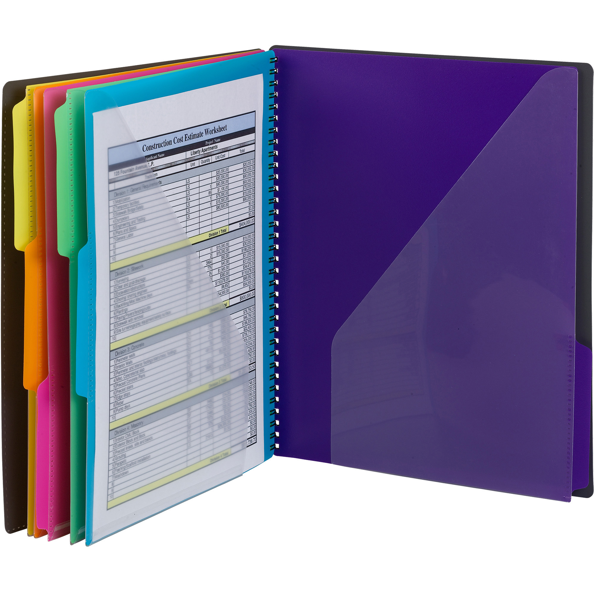 Smead 1/3 Tab Cut Letter Organizer Folder Pocket Folders Smead Manufacturing Company