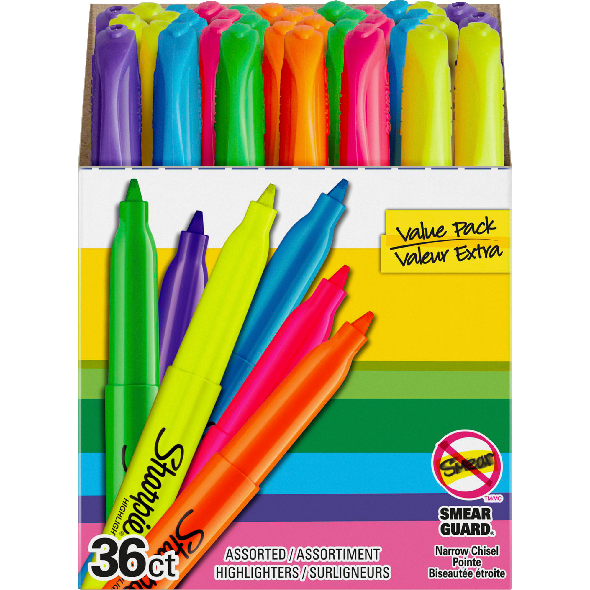 Sharpie 36Count Pocket Highlighters Highlighters Newell Brands