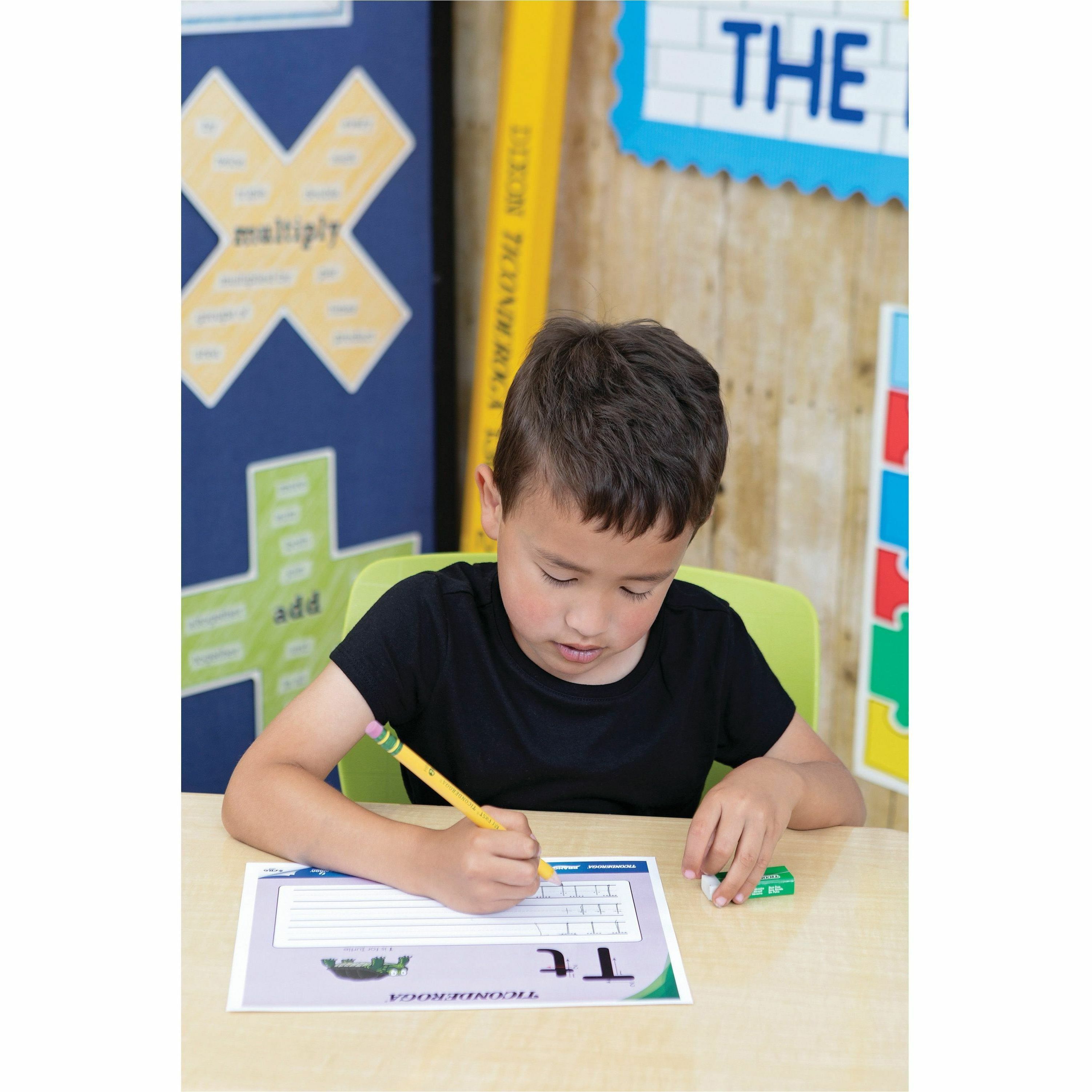 Ticonderoga White Erasers Erasers Dixon Ticonderoga Company