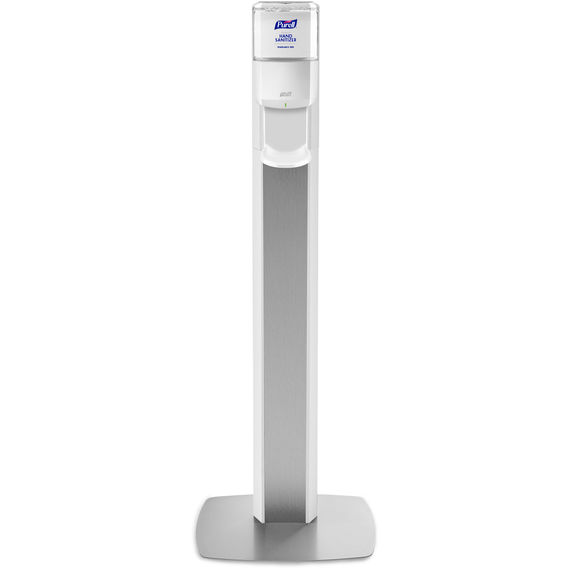 PURELL® Messenger ES8 Silver Panel Floor Stand with Dispenser Liquid