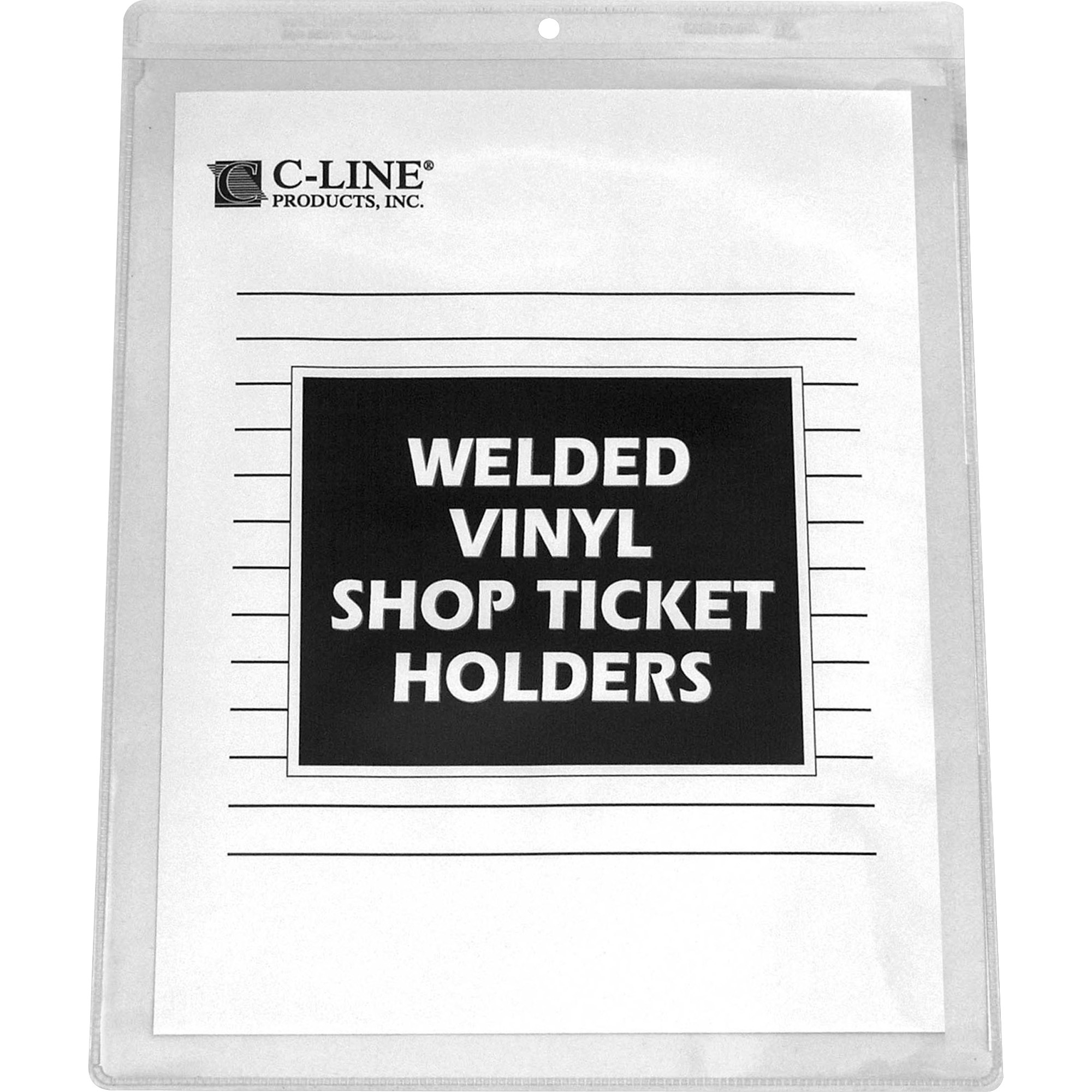 CLine Vinyl Shop Ticket Holders, Welded Sheet Protectors CLine