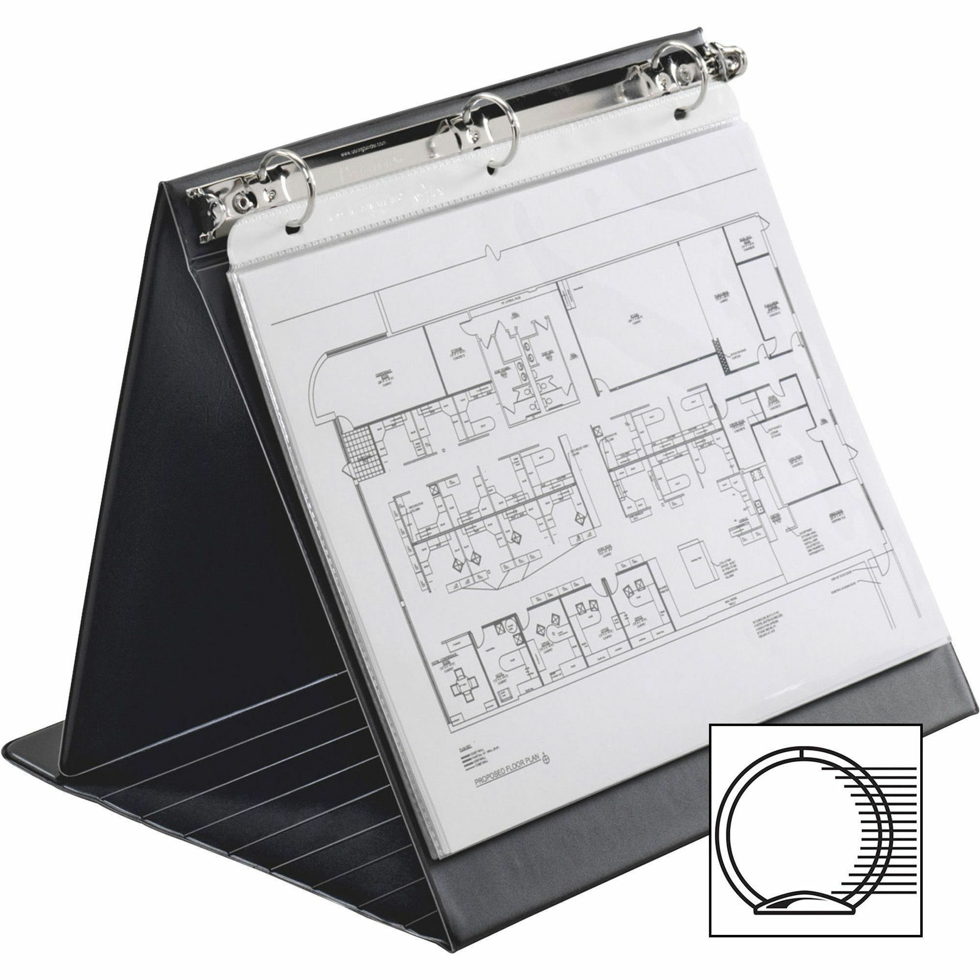 Cardinal Presentation Easel Round Ring Binders Easel Binders TOPS