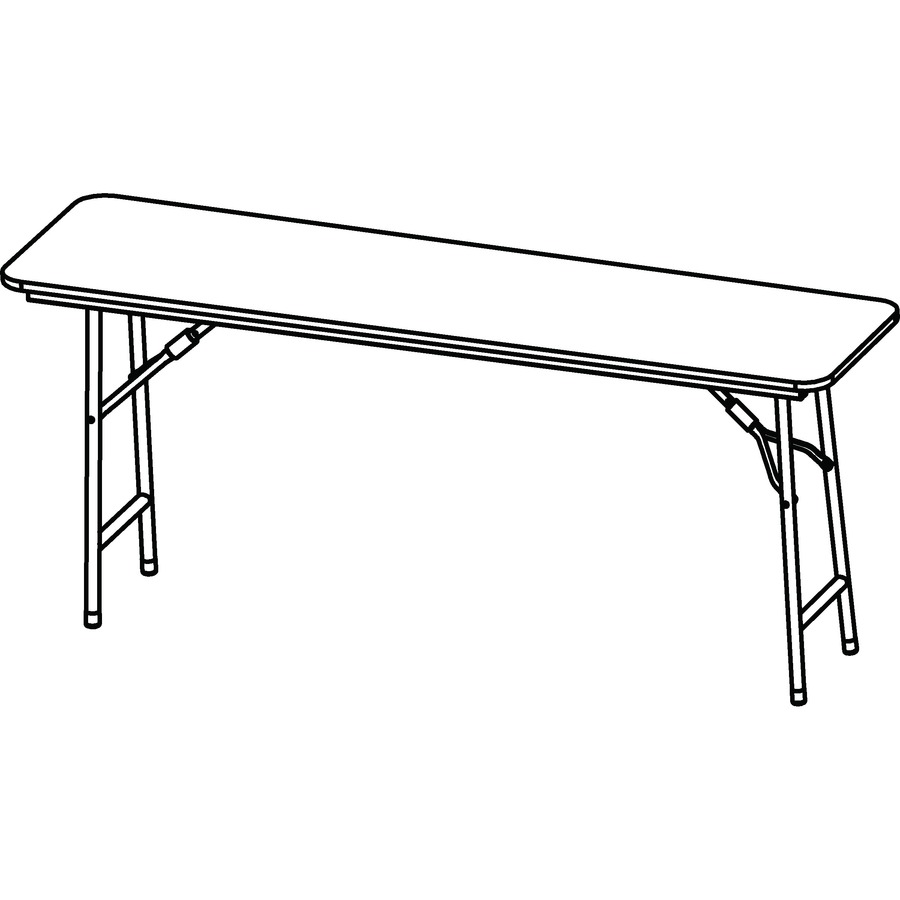 LLR 60725 Lorell Economy Folding Banquet Table Lorell Furniture