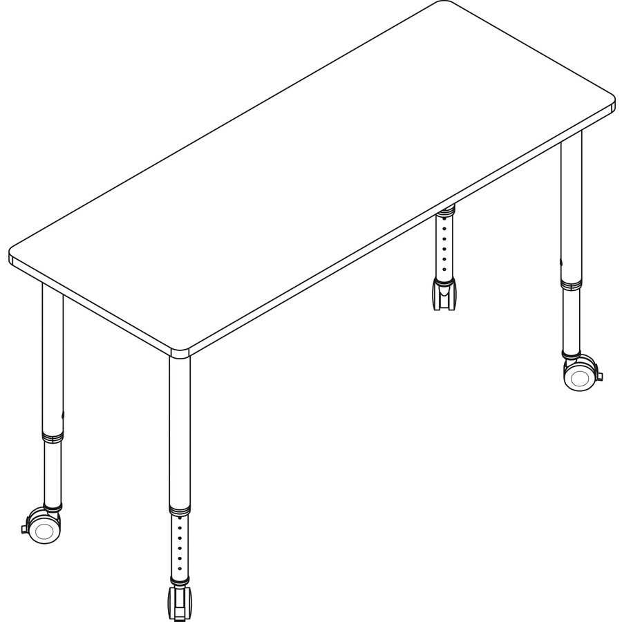 LLR 69579 Lorell Attune Heightadjustable Multipurpose Rectangular
