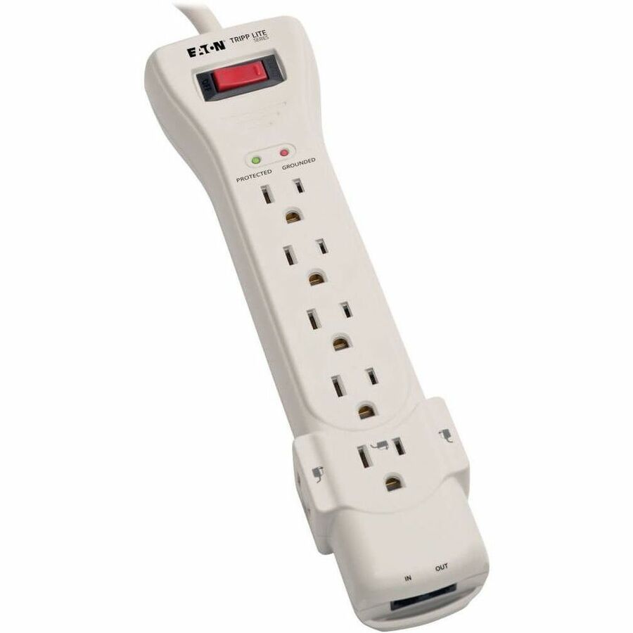 Tripp Lite Surge Protector Power Strip 120V 7 Outlet RJ11 15' Cord 2520