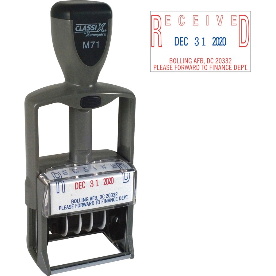 Sello de carga propia Xstamper ClassiX M71 Sello/fechador