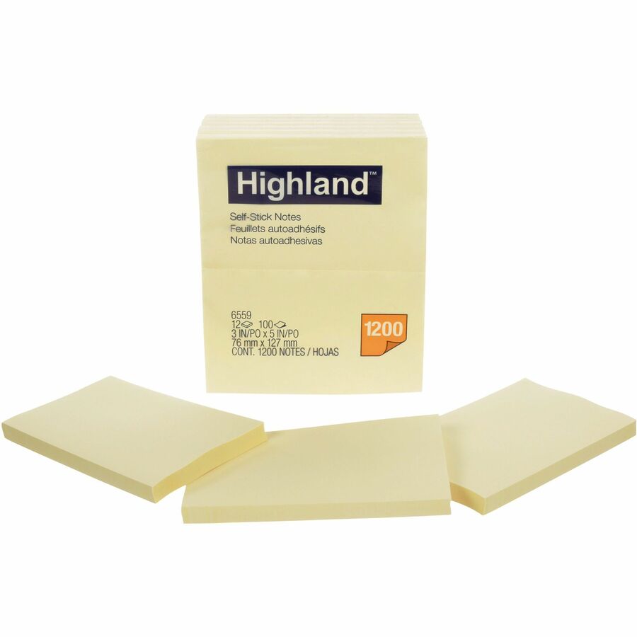 Highland SelfSticking Note Pads beePLUS Workplace Solutions