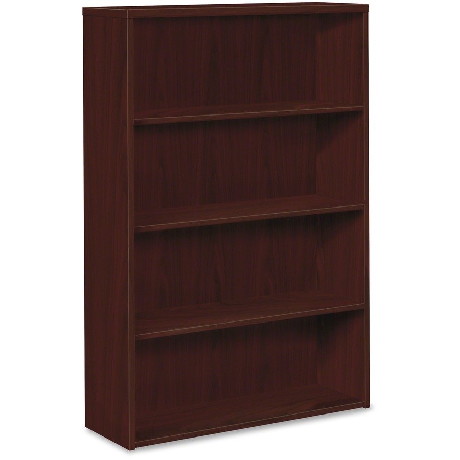 HON 10500 Series Mahogany Laminate Fixed Shelves Bookcase Zerbee
