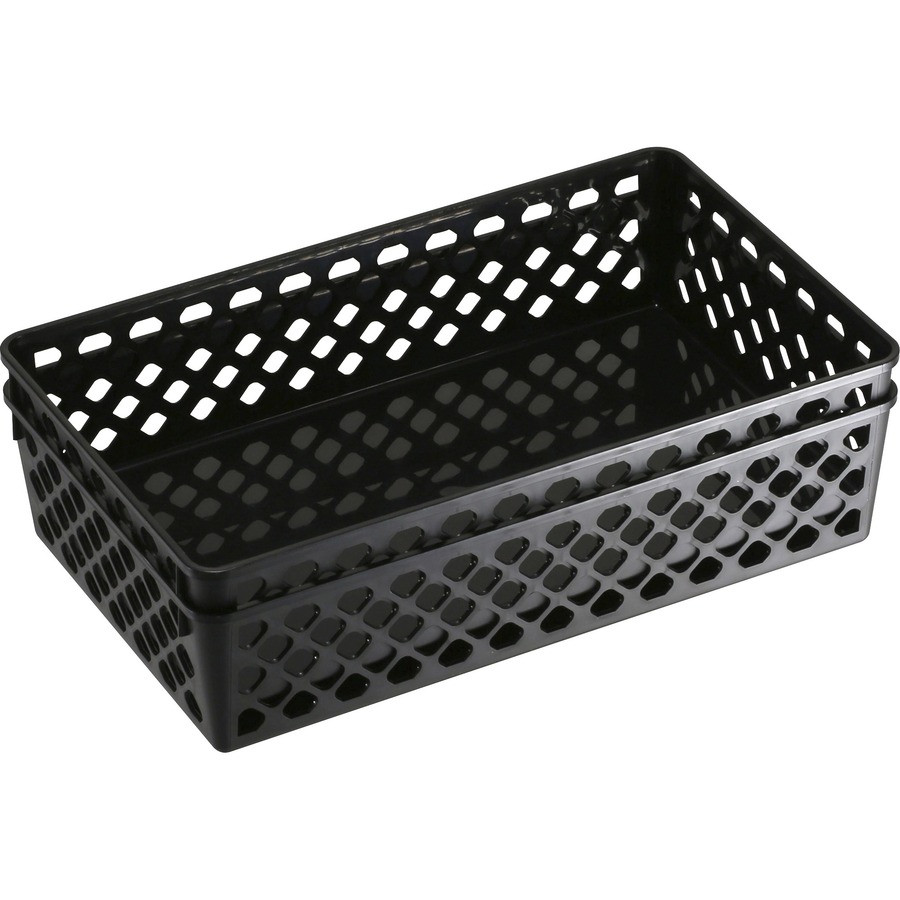 Officemate Plastic Supply Basket 2.4" Height x 10.1" Width x 6.1