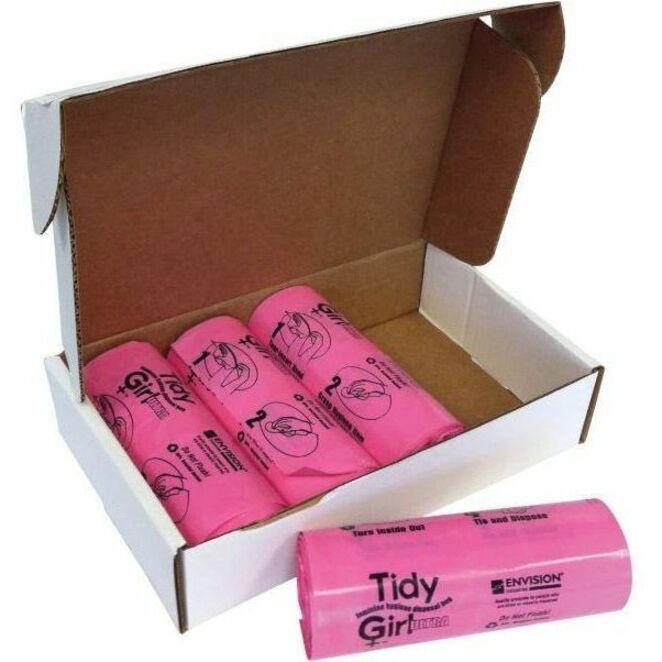Stout Tidy Girl Feminine Hygiene Disposable Bags 7.25" Width x 14