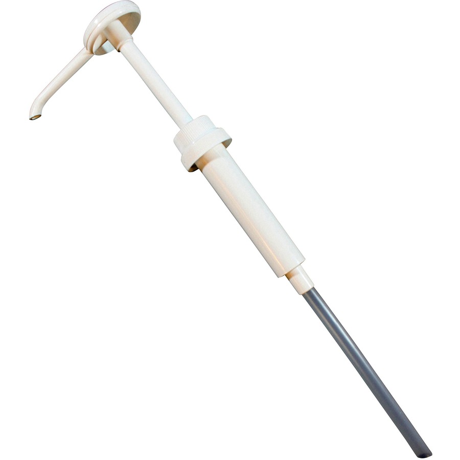 Genuine Joe 1 oz. Pump Faucet For Liquid Soap Dispenser Plastic White 1 Each Mac