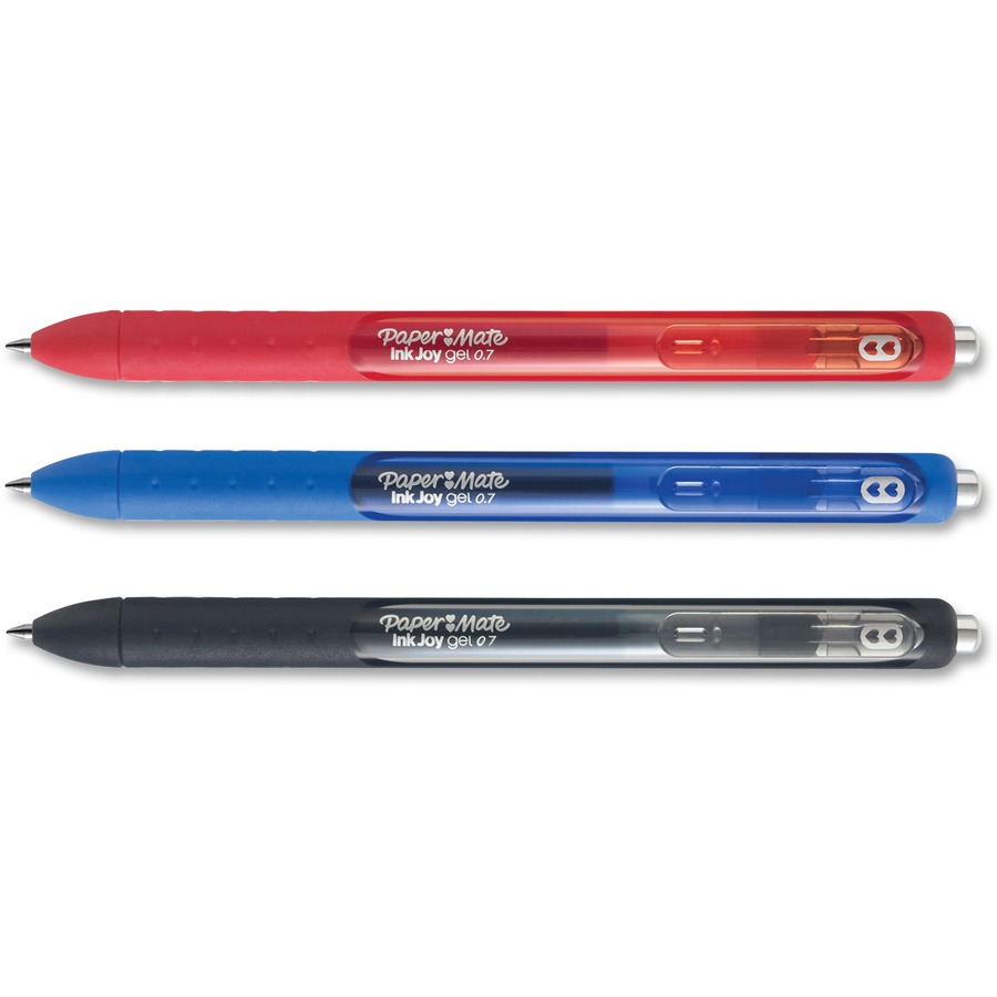 Paper Mate InkJoy Gel Pen 0.7 mm Pen Point Size Retractable Black