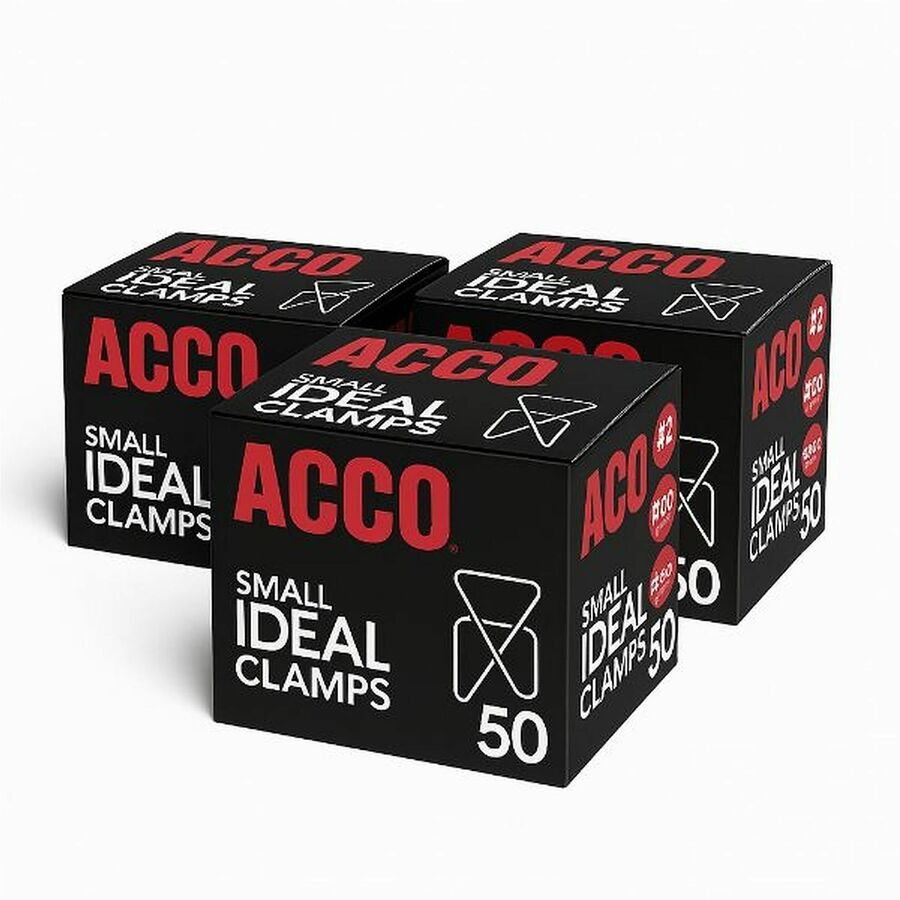 Acco Ideal Clamps No. 2 100 Sheet Capacity for Office, Home