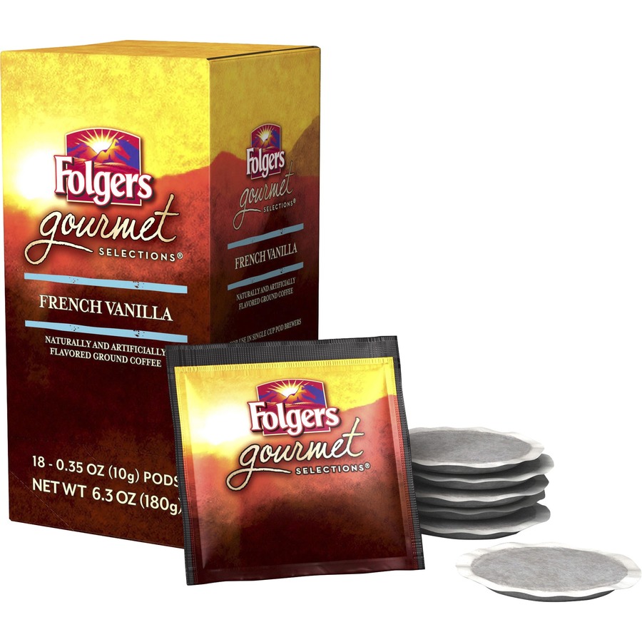 Folgers® Gourmet Selections French Vanilla Coffee Pod Regular