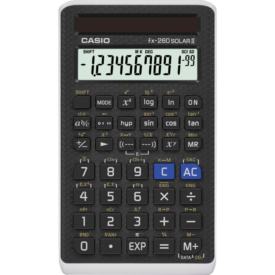 CSOFX260SOLARII Casio FX 260 SOLAR II Scientific Calculator 144