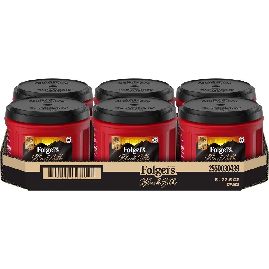 Folgers® Black Silk Dark Ground Coffee Ground Regular Black Silk