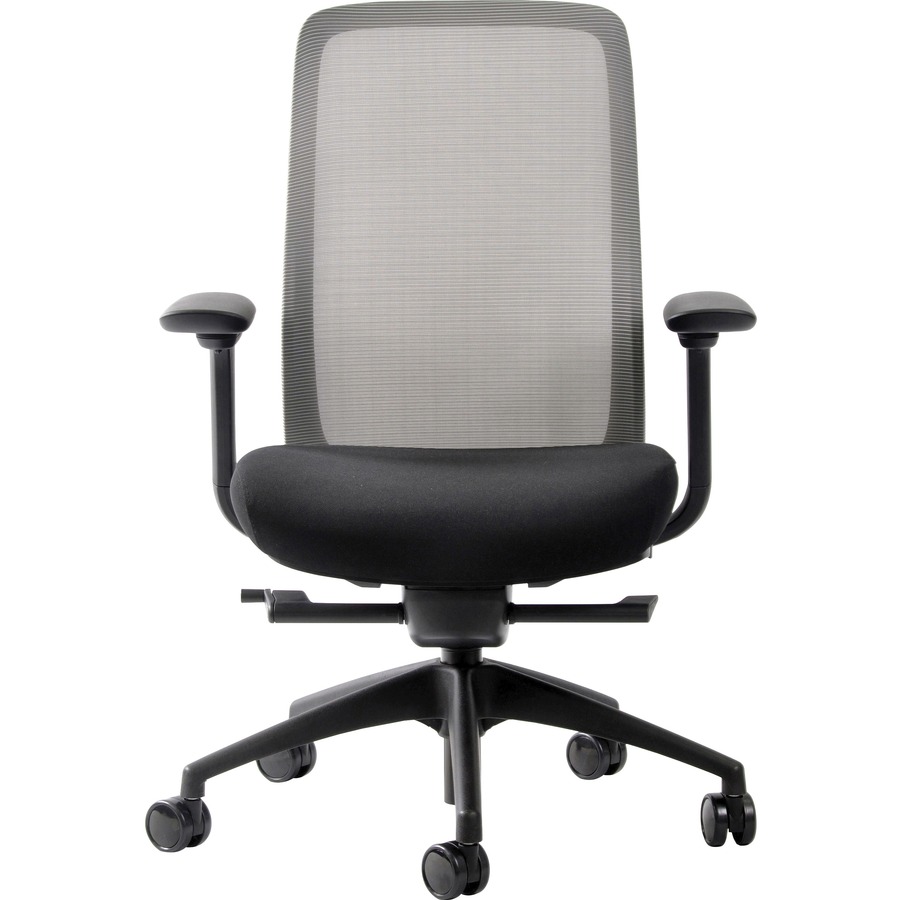 Raynor Vera Mesh Back Executive Chair Black Fabric Seat Mesh Back 5star Base Charcoal