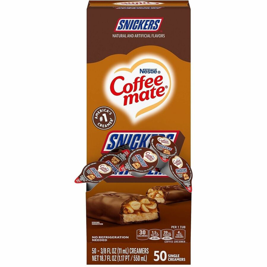 Coffee mate Creamer Snickers Flavor Singles Snicker Flavor 0.38 fl