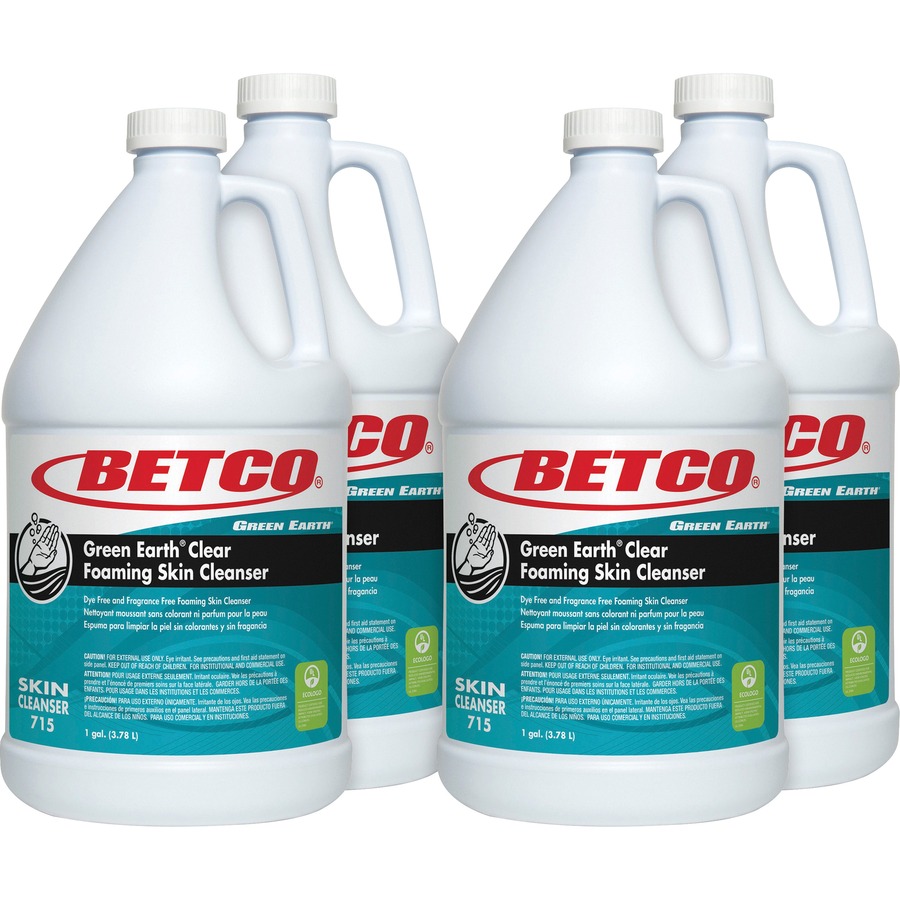 Betco Green Earth Clear Foaming Skin Cleanser Foam 1 gal