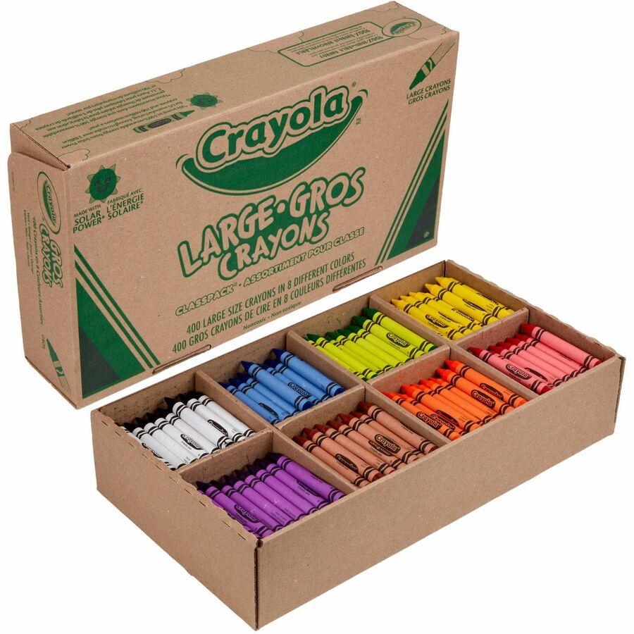 CYO528038 Crayola 8Color Classpack Crayons 4" Length 0.4