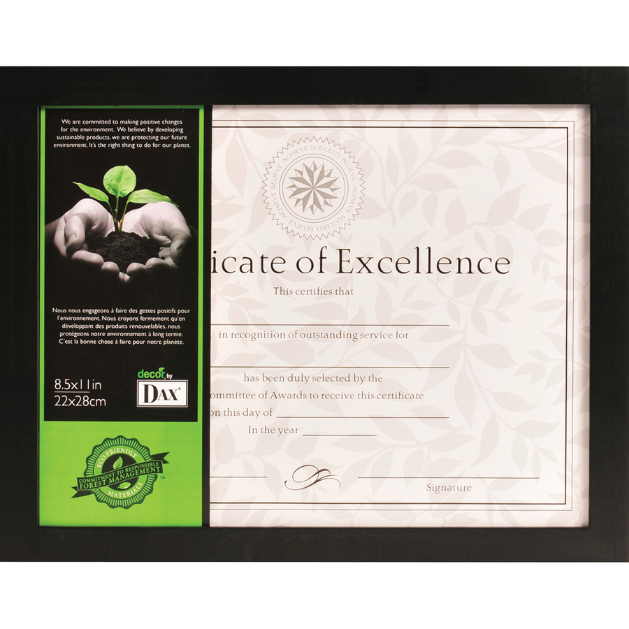 DAX Certificate Frame Certificate & Document Covers Burnes Home Accents